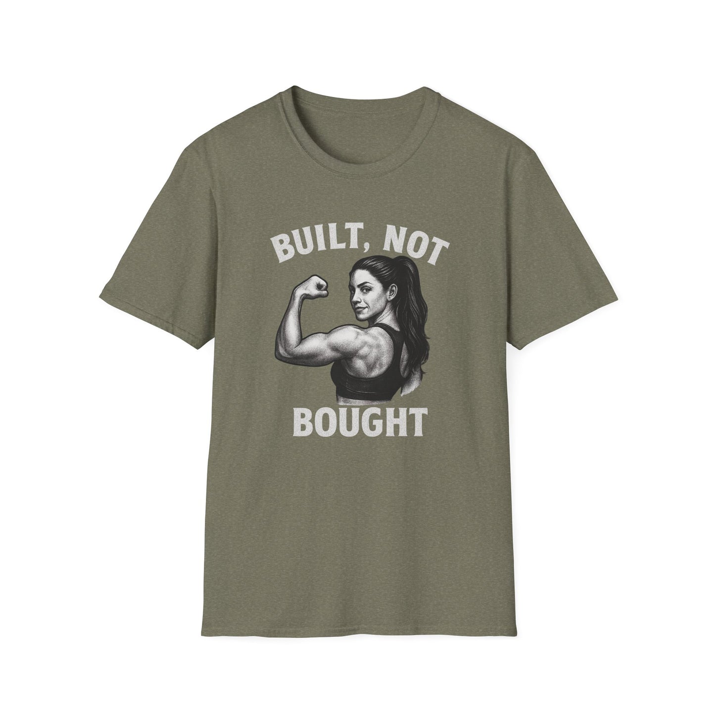 Grit Forge Athletics - "Built, Not Bought" Inspirational Women's T-Shirt