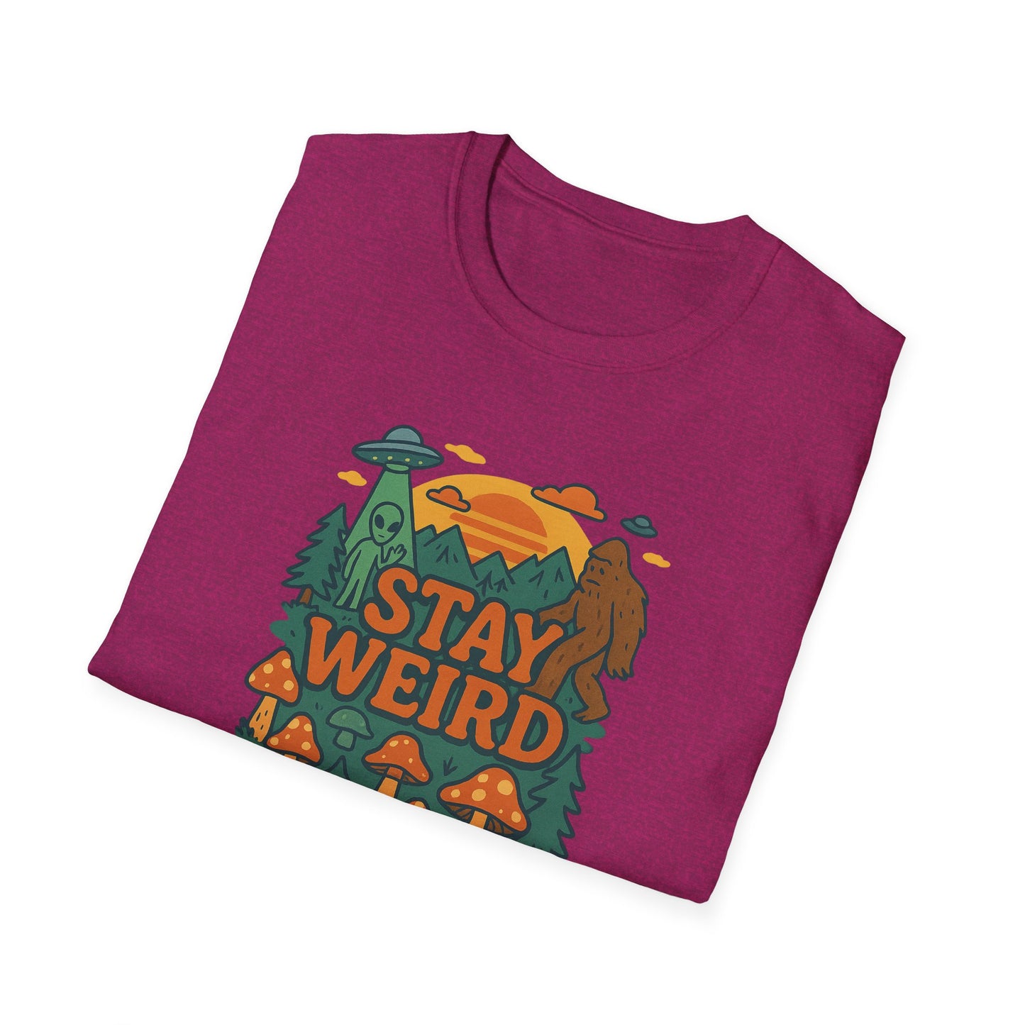 "Stay Weird" Softstyle Casual Tee Shirt