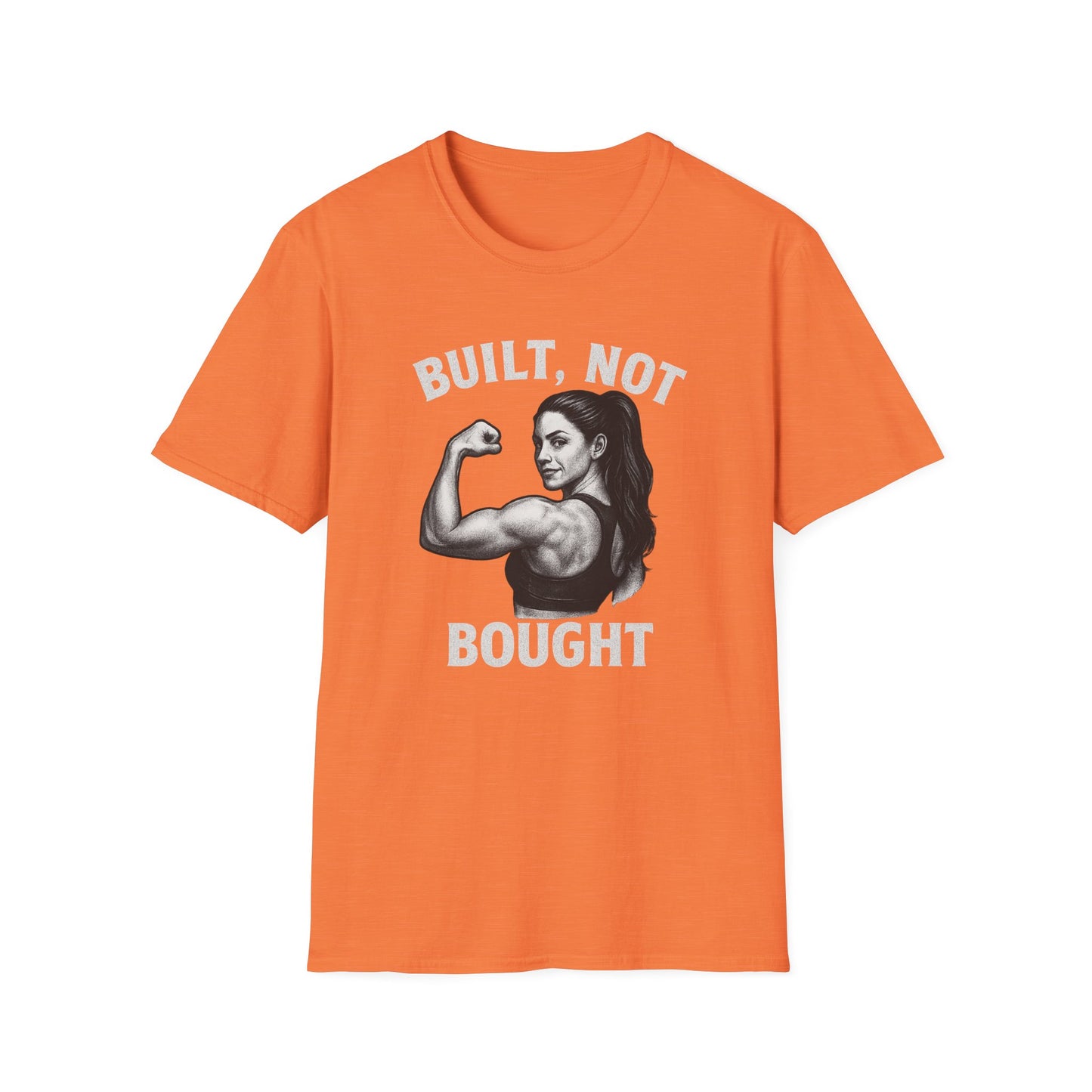 Grit Forge Athletics - "Built, Not Bought" Inspirational Women's T-Shirt