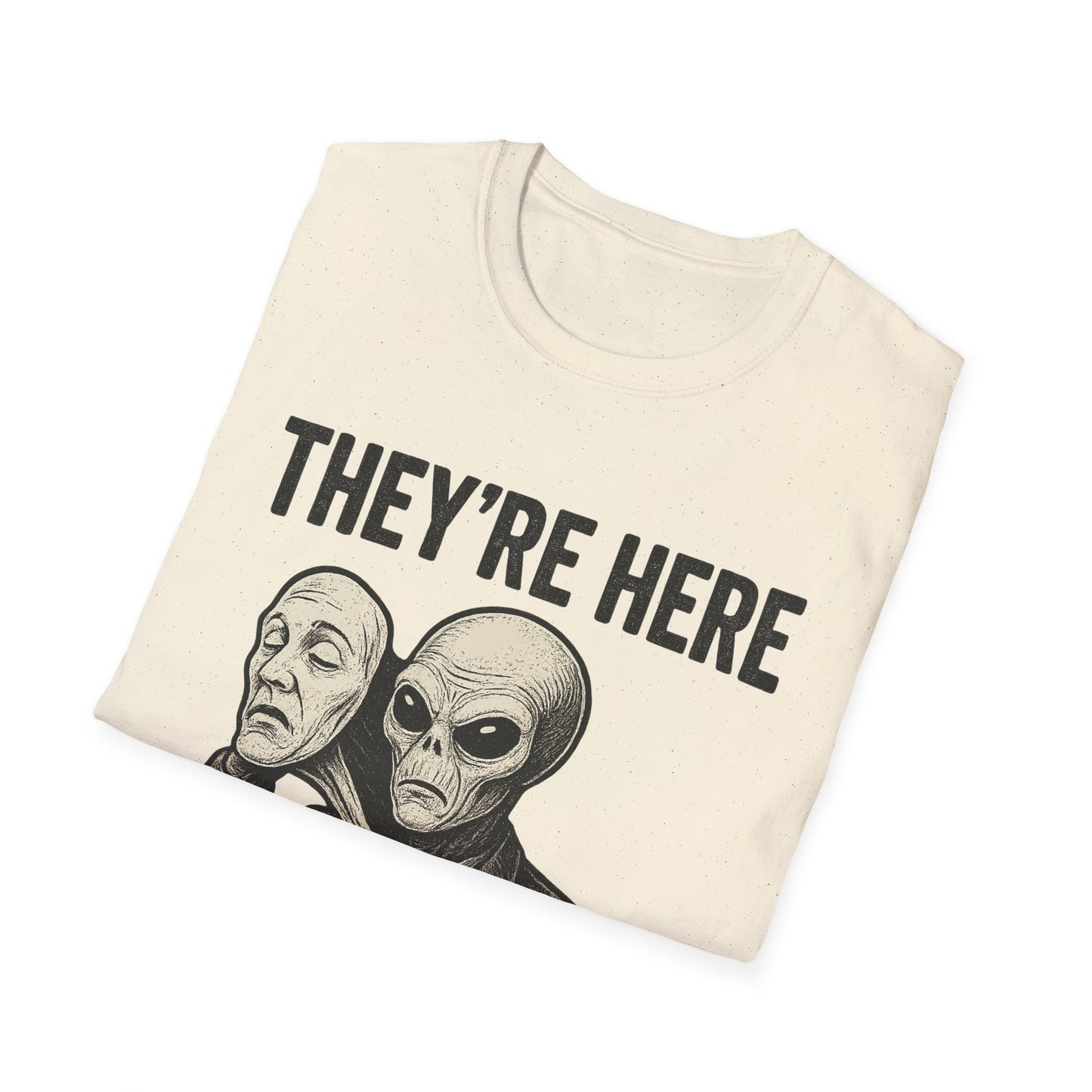 Alien Humor Unisex T-Shirt, Funny Graphic Tee, Costume Party Shirt, Pop Culture Apparel, Gift for Sci-Fi Lovers