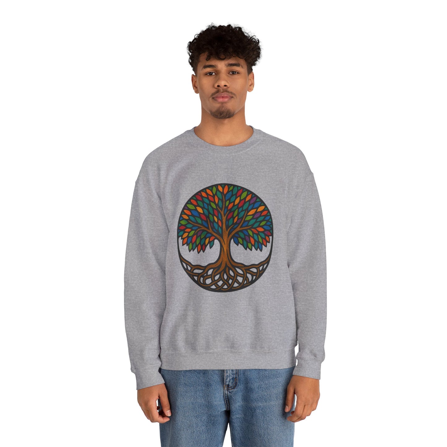 Tree of Life, Yggdrasil, Cozy Crewneck Sweatshirt