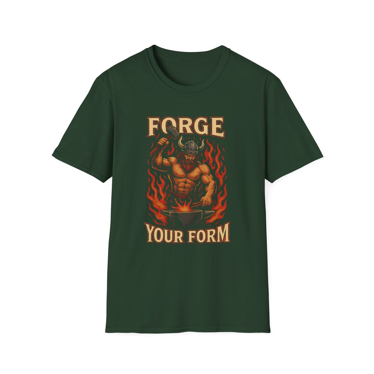 Grit Forge Athletics - "Forge Your Form" Weight Training T-Shirt