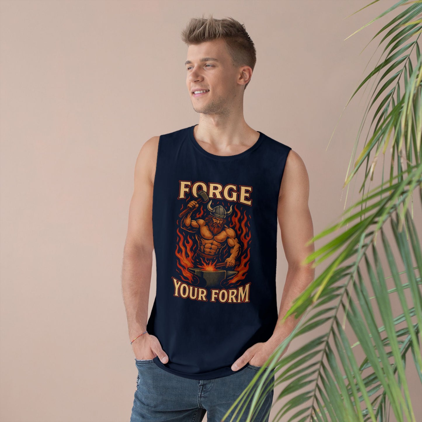 Grit Forge Athletics - "Forge Your Form" Weightlifting Tank Top