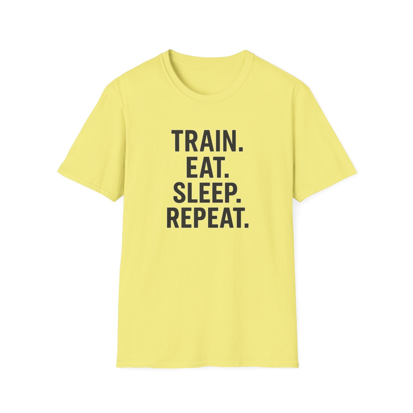 Grit Forge Athletics - Train Eat Sleep Repeat Motivational Fitness Tee-Shirt
