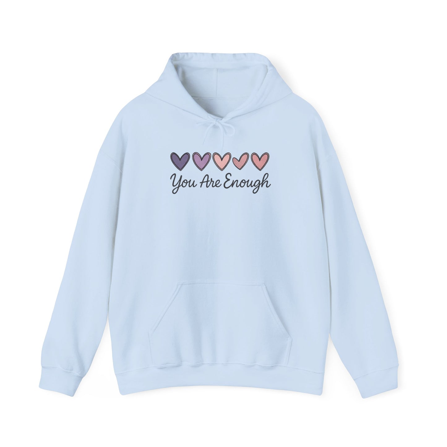 "You Are Enough" Hearts Women's Sweatshirt