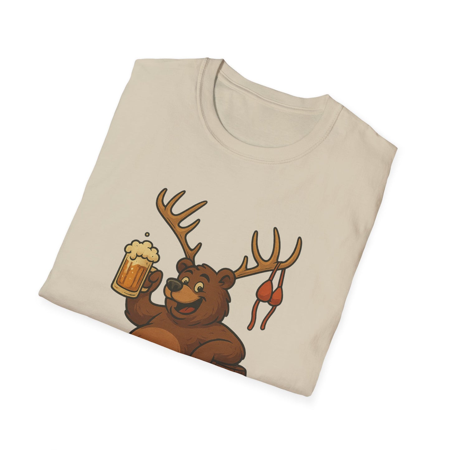 Bear? Deer? Beer? Funny Beer Casual Tee-Shirt