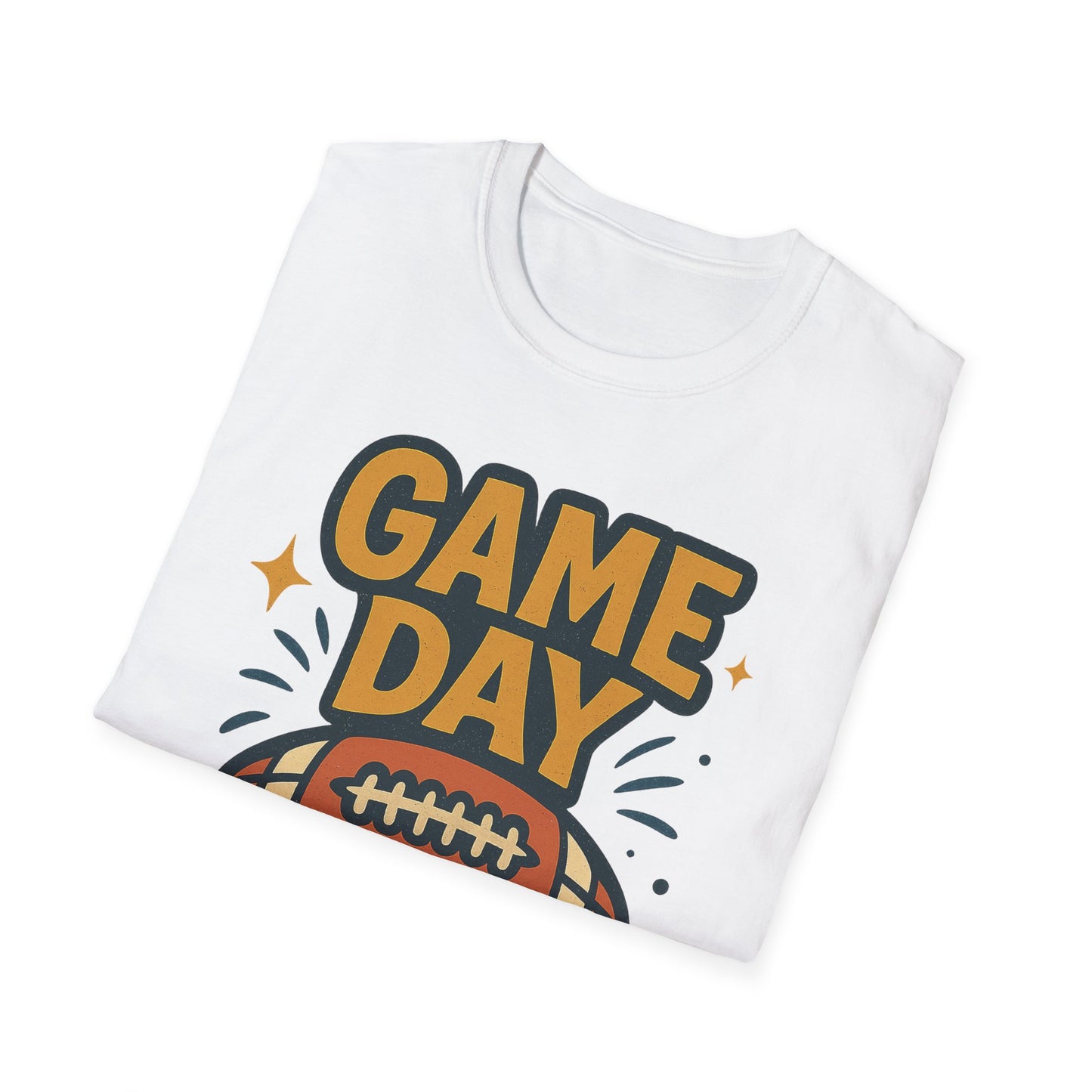 Football Game Day Softstyle T-Shirt for Him or Her