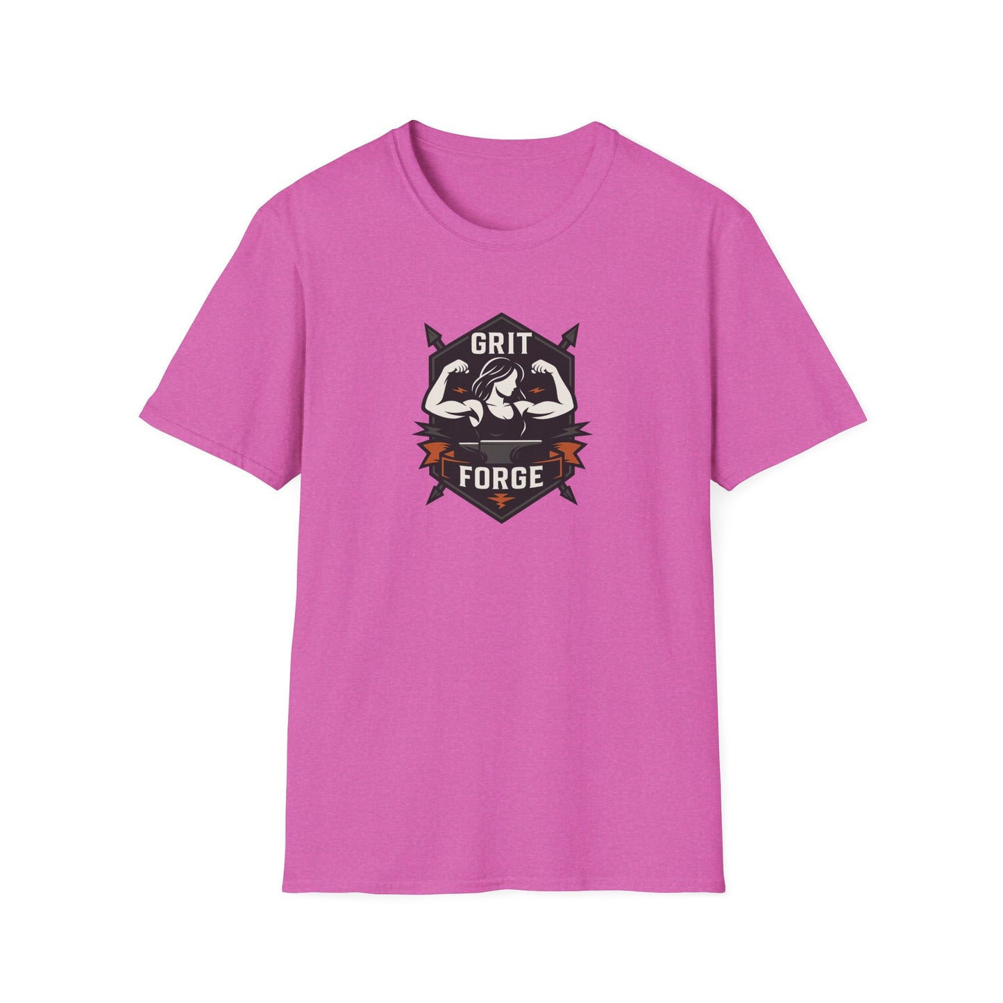 Grit Forge Athletics - Softstyle Female Motivational Workout Tee