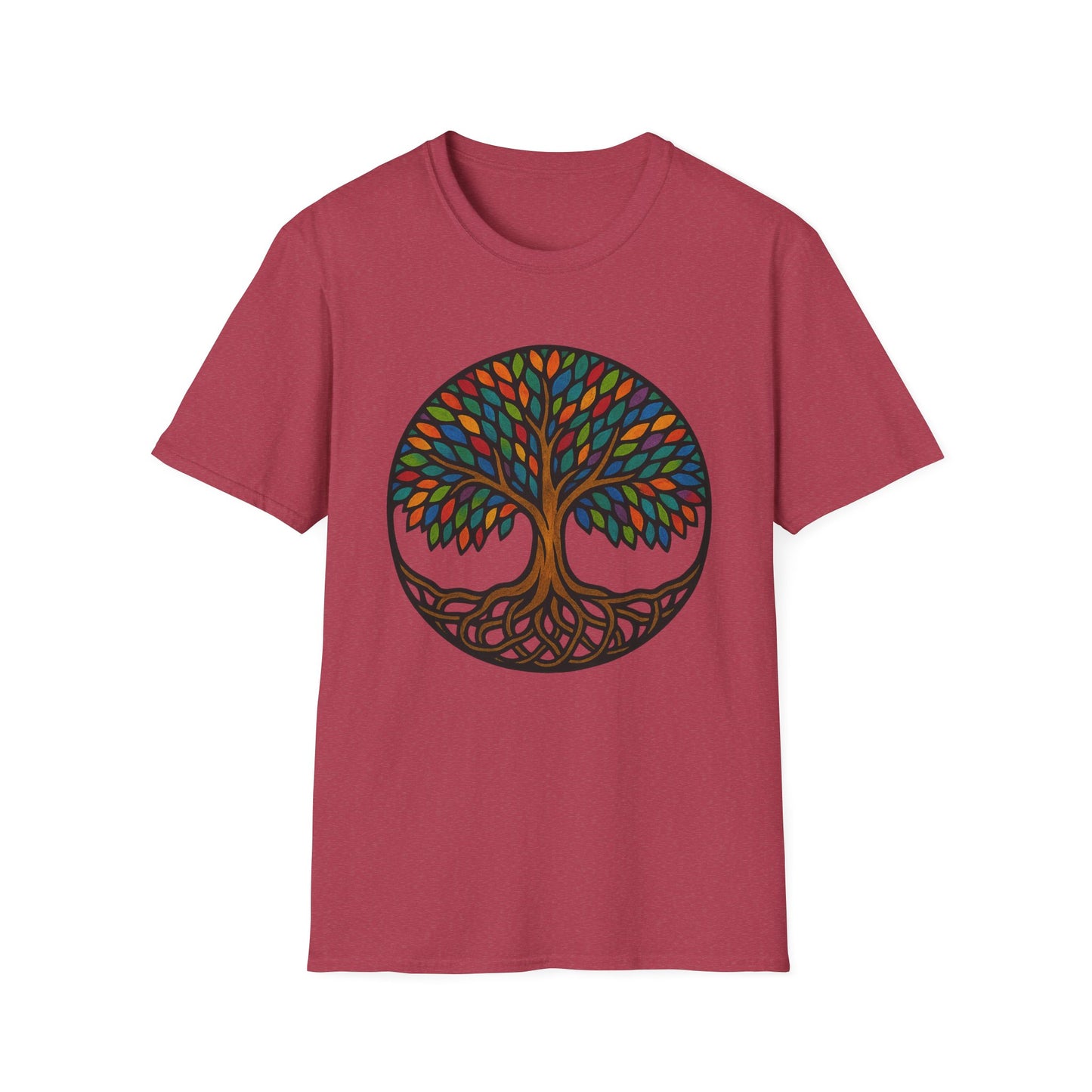 Yggdrasil, Tree of Life Softstyle Casual Tee-Shirt