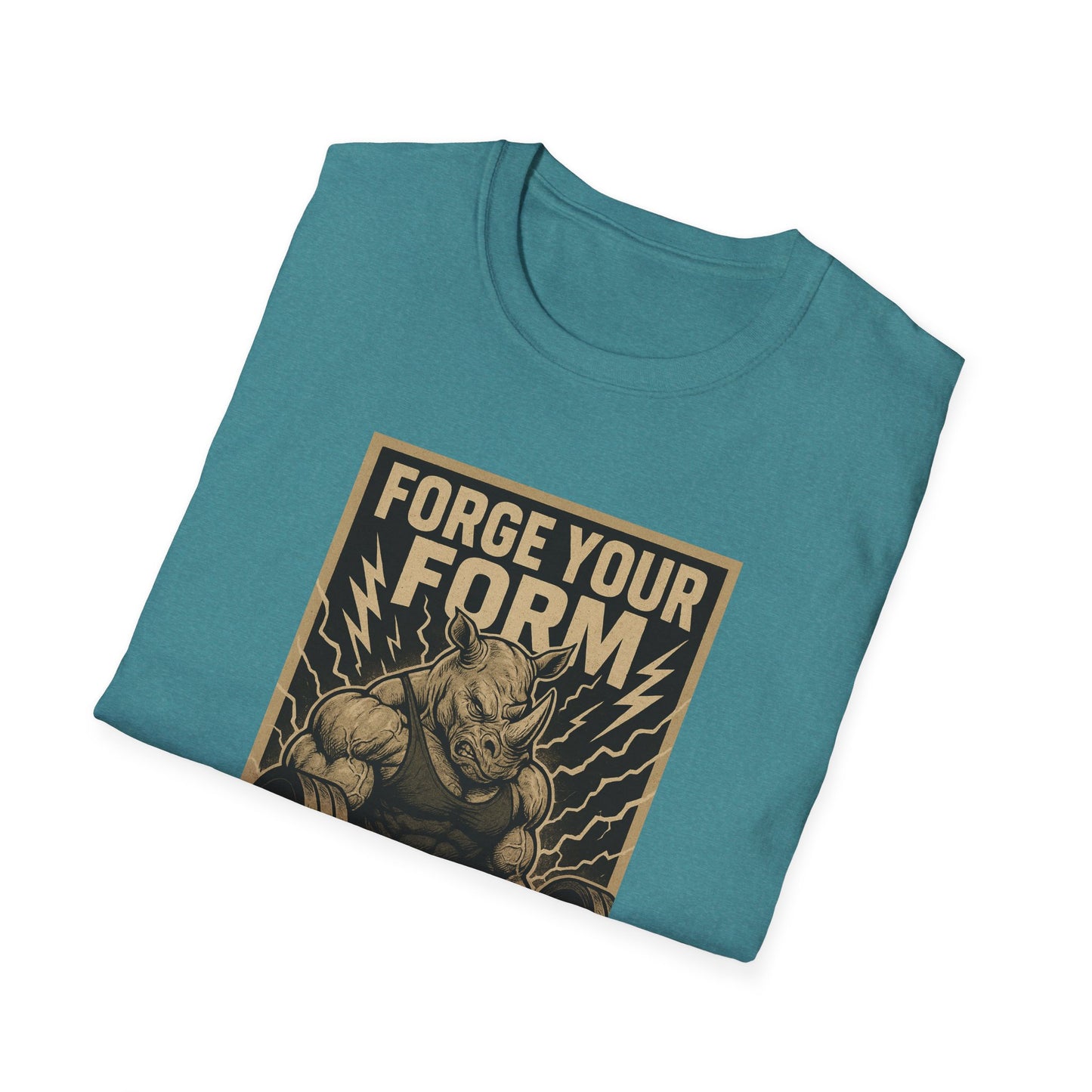Grit Forge Athletics - "Forge Your Form" Weight Lifting Tee
