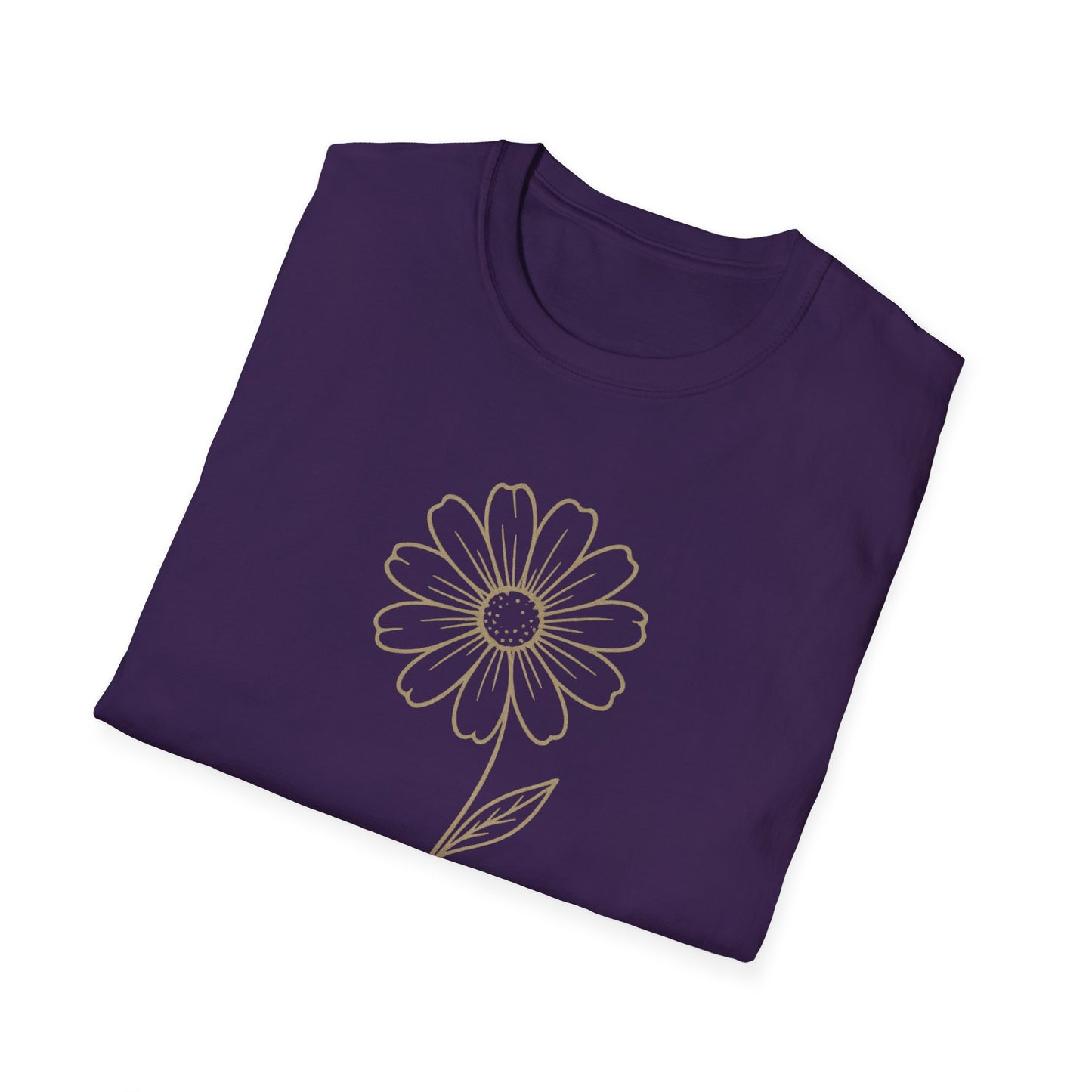 Breathe Floral Relaxed Fit Inspirational Tee-Shirt
