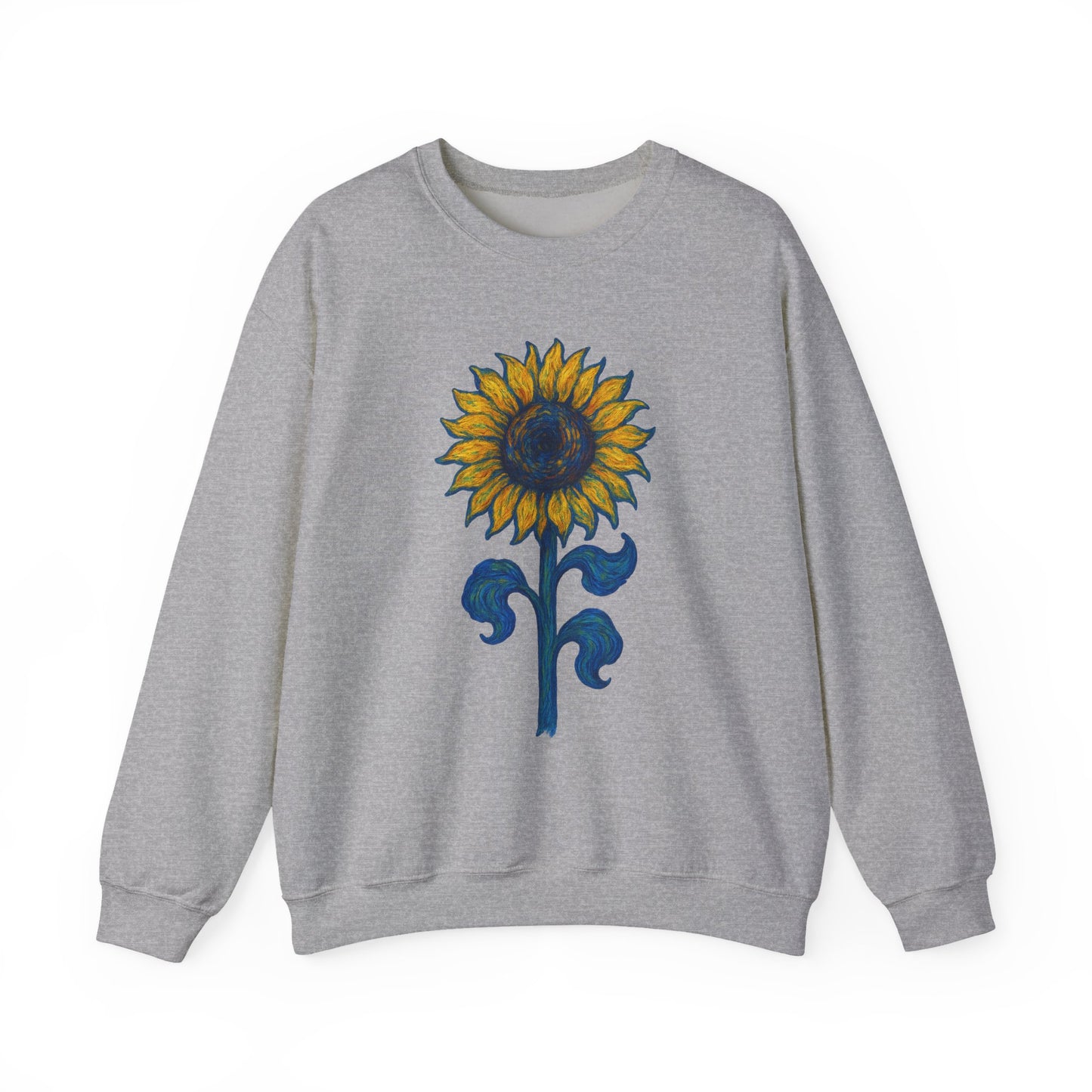 Sunflower Crewneck Cozy Sweatshirt for Her