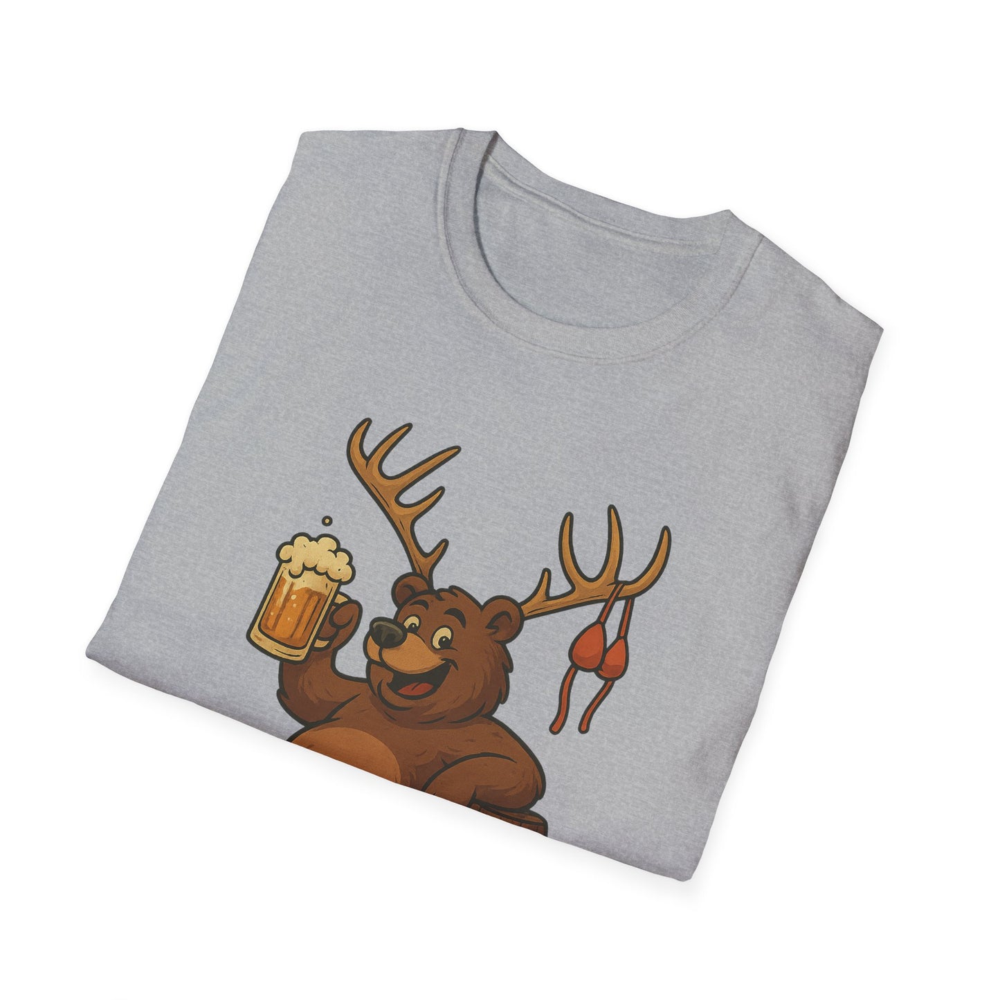 Bear? Deer? Beer? Funny Beer Casual Tee-Shirt