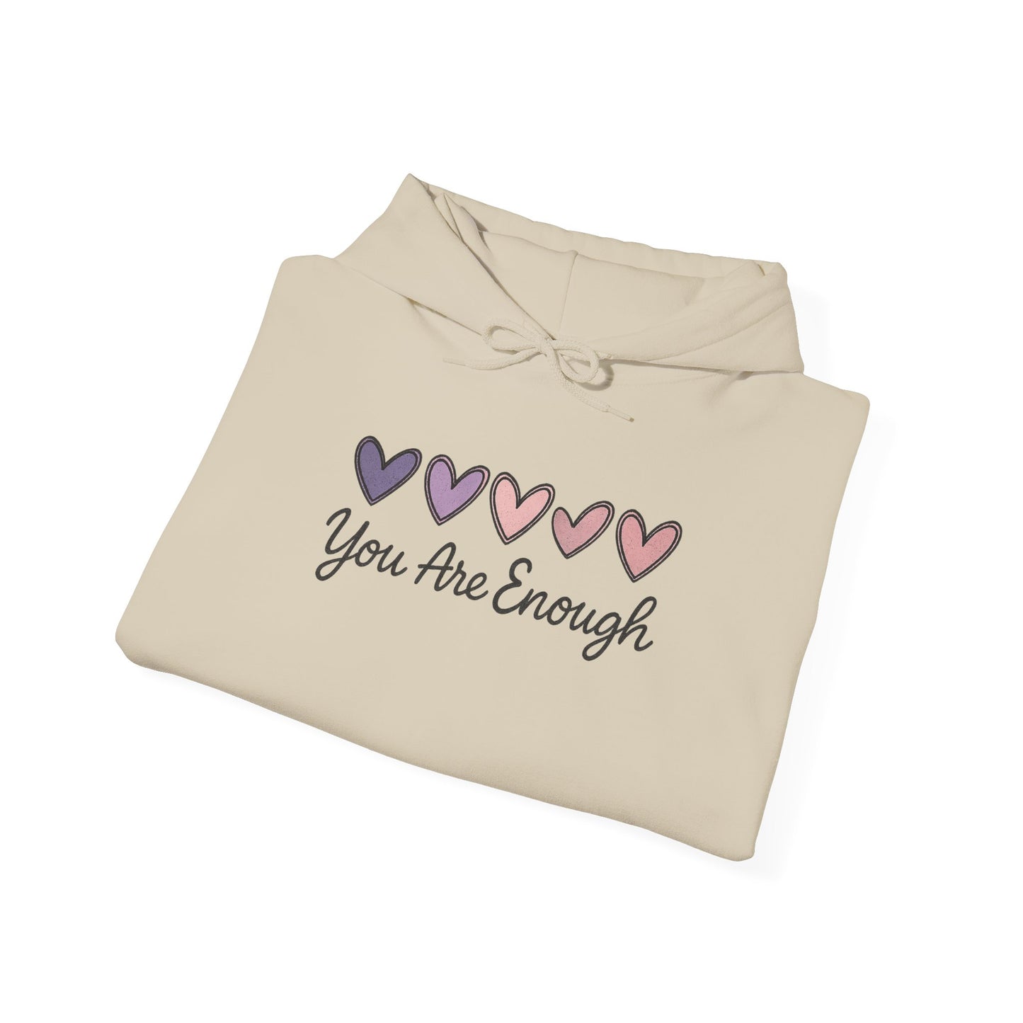 "You Are Enough" Hearts Women's Sweatshirt
