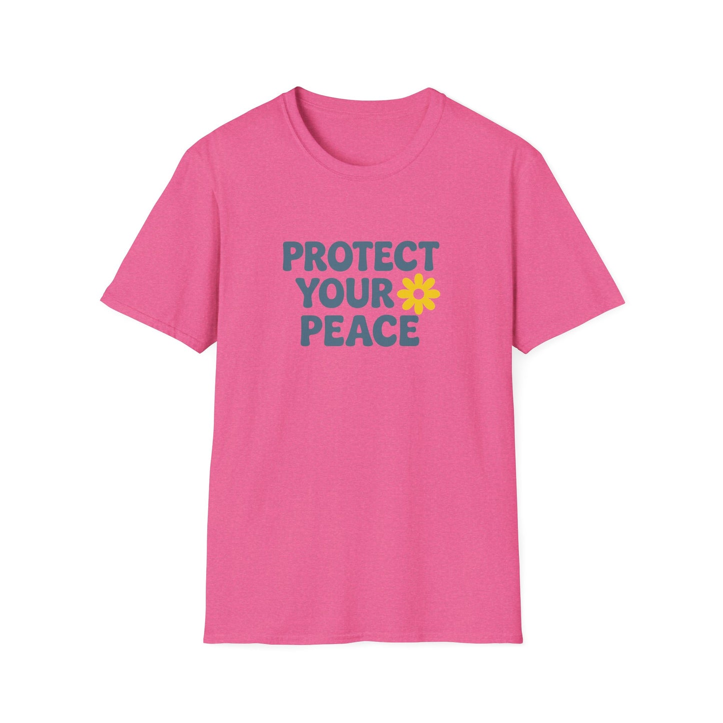 "Protect Your Peace" Casual Softstyle Tee-Shirt