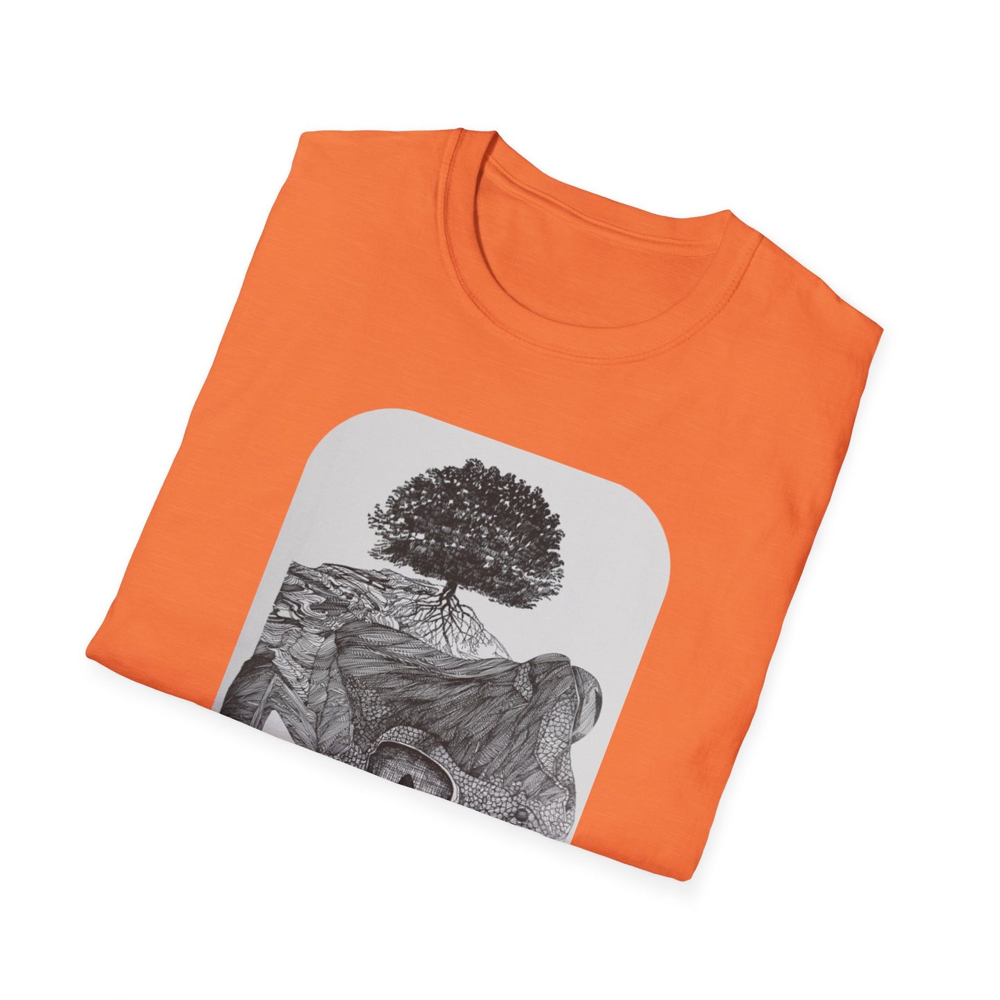 Abundant Life 1960s Frog Creative Graphic Tee - "Gaia's Shepherd"