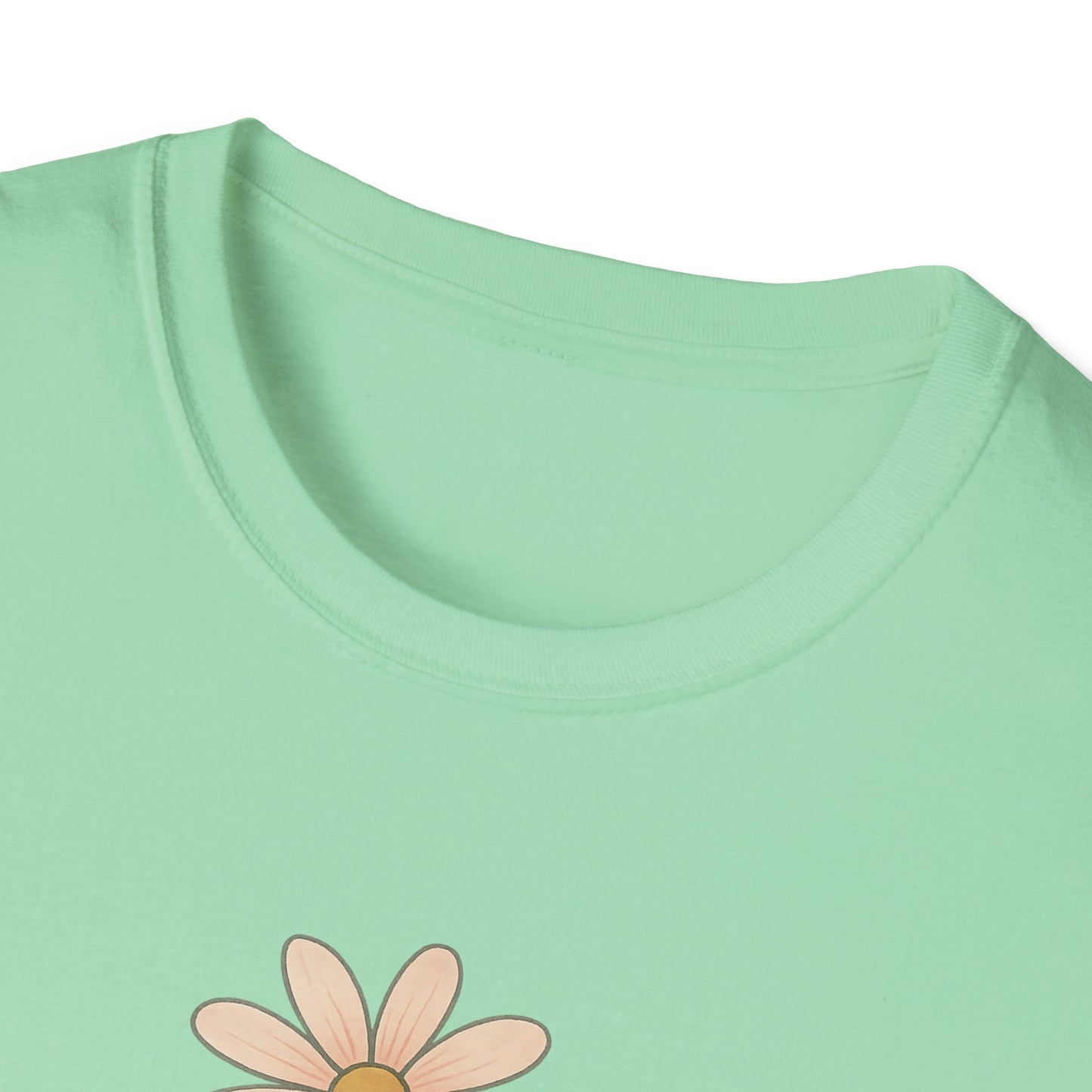 Breathe Floral Relaxed Fit Inspirational Tee-Shirt