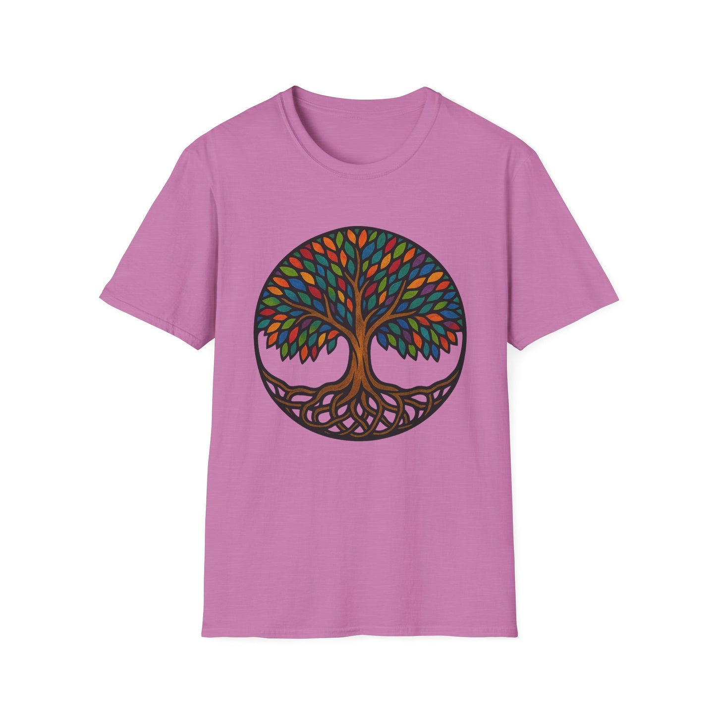 Yggdrasil, Tree of Life Softstyle Casual Tee-Shirt
