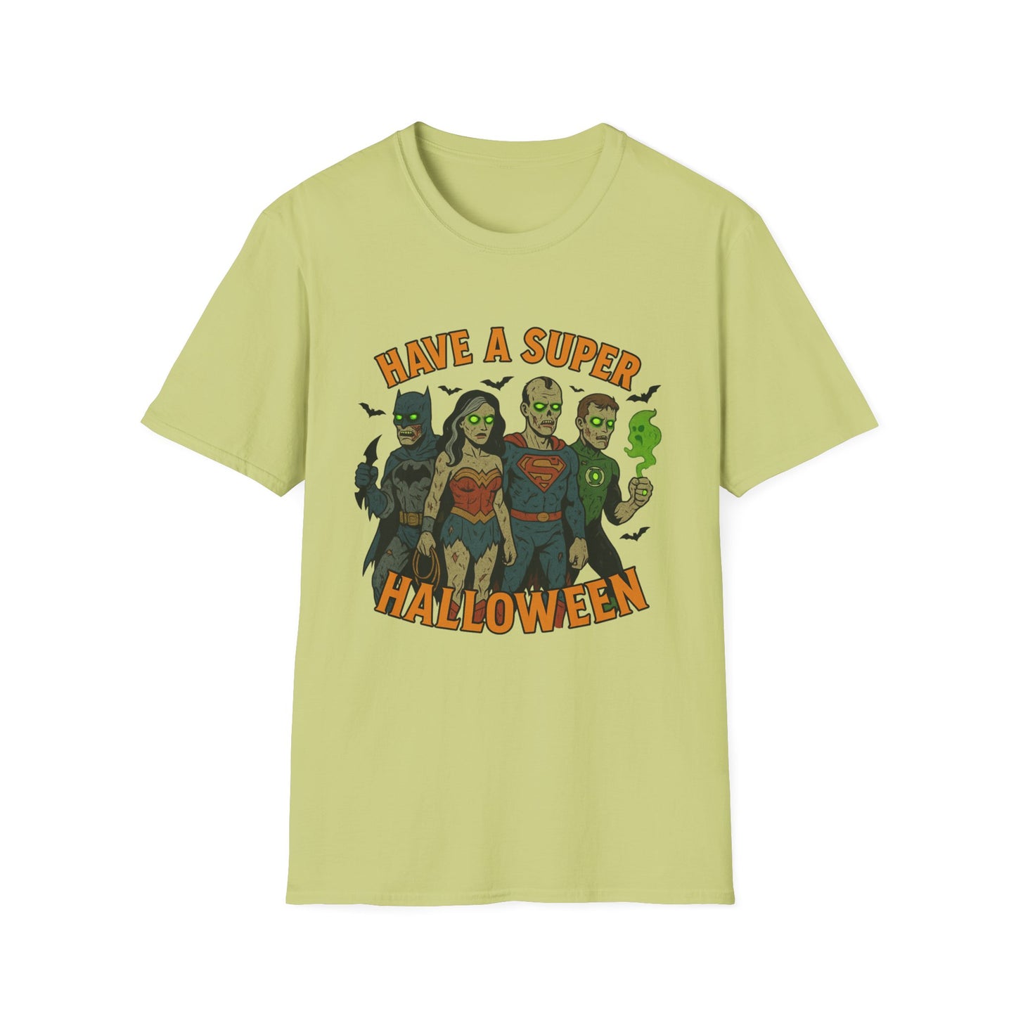 Halloween Superhero Graphic Zombie Tee-Shirt