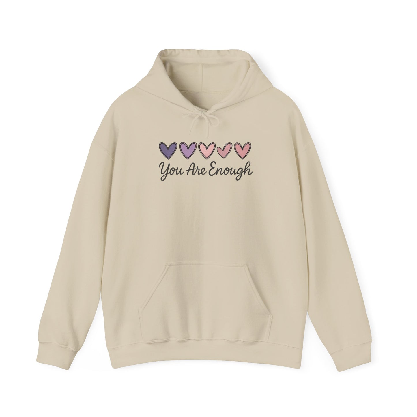 "You Are Enough" Hearts Women's Sweatshirt