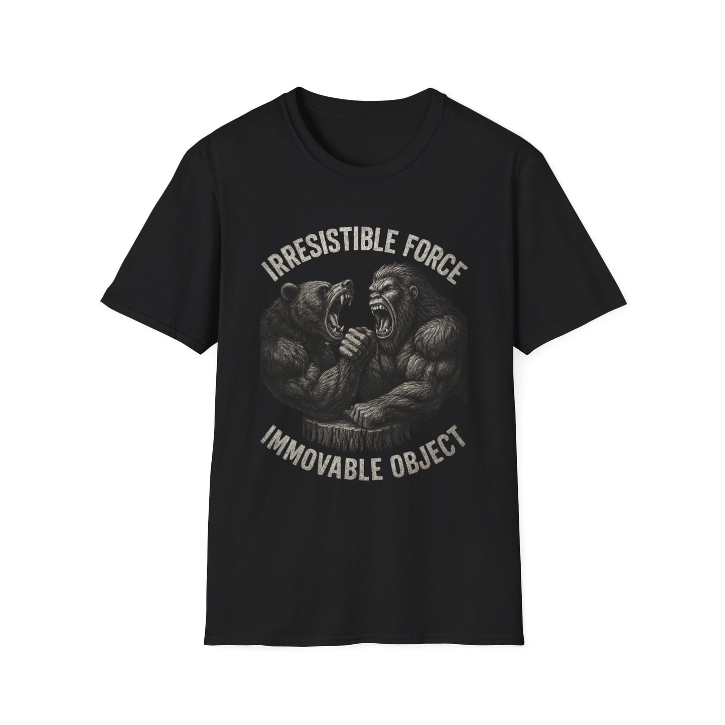 Bigfoot vs. Black Bear Adirondack Tee-Shirt