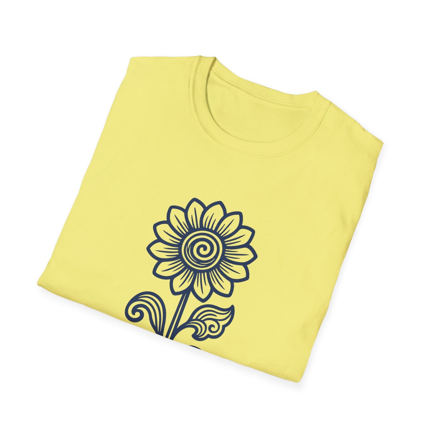 Flower Power Softstyle Casual T-Shirt