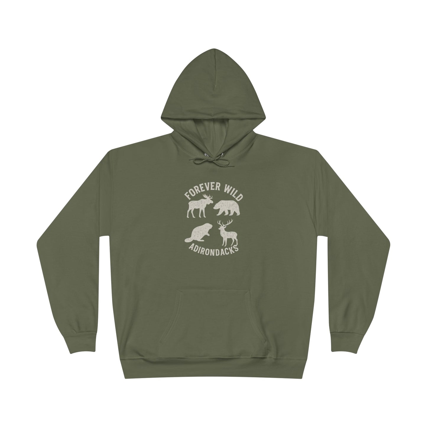 Cozy Adirondack Hoodie - "Forever Wild"