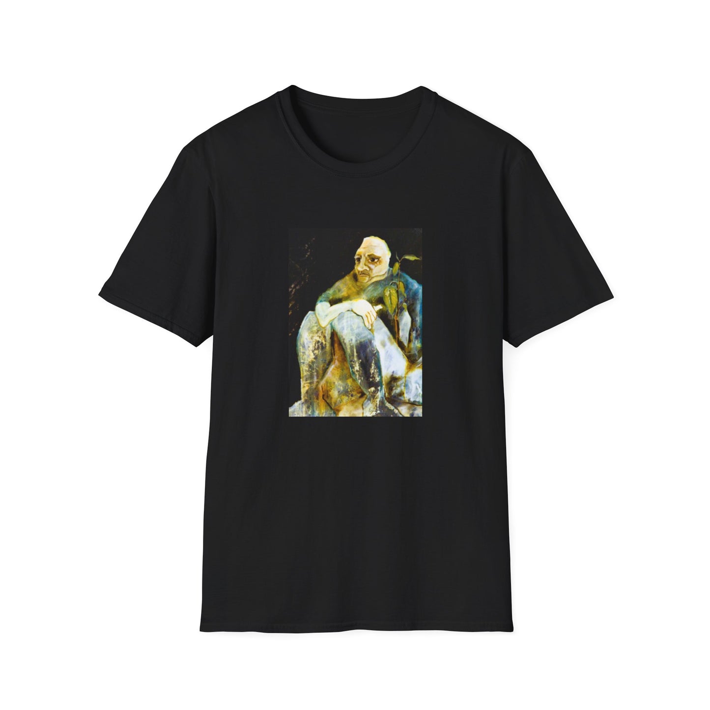 Retro 1960s-Era Authentic Art Tee-Shirt - "Contemplating Shrubbery"