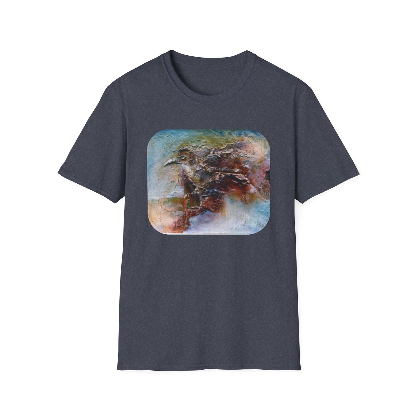Nature-Inspired Authentic 1960s Painting Print Tee - "Dark Omen"