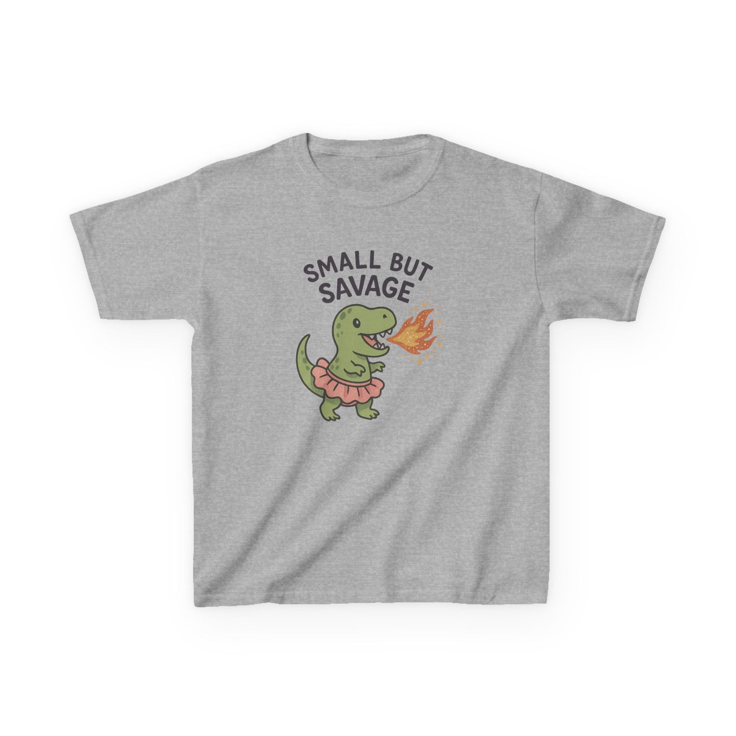 KIDS' "Small But Savage" Dinosaur Tee