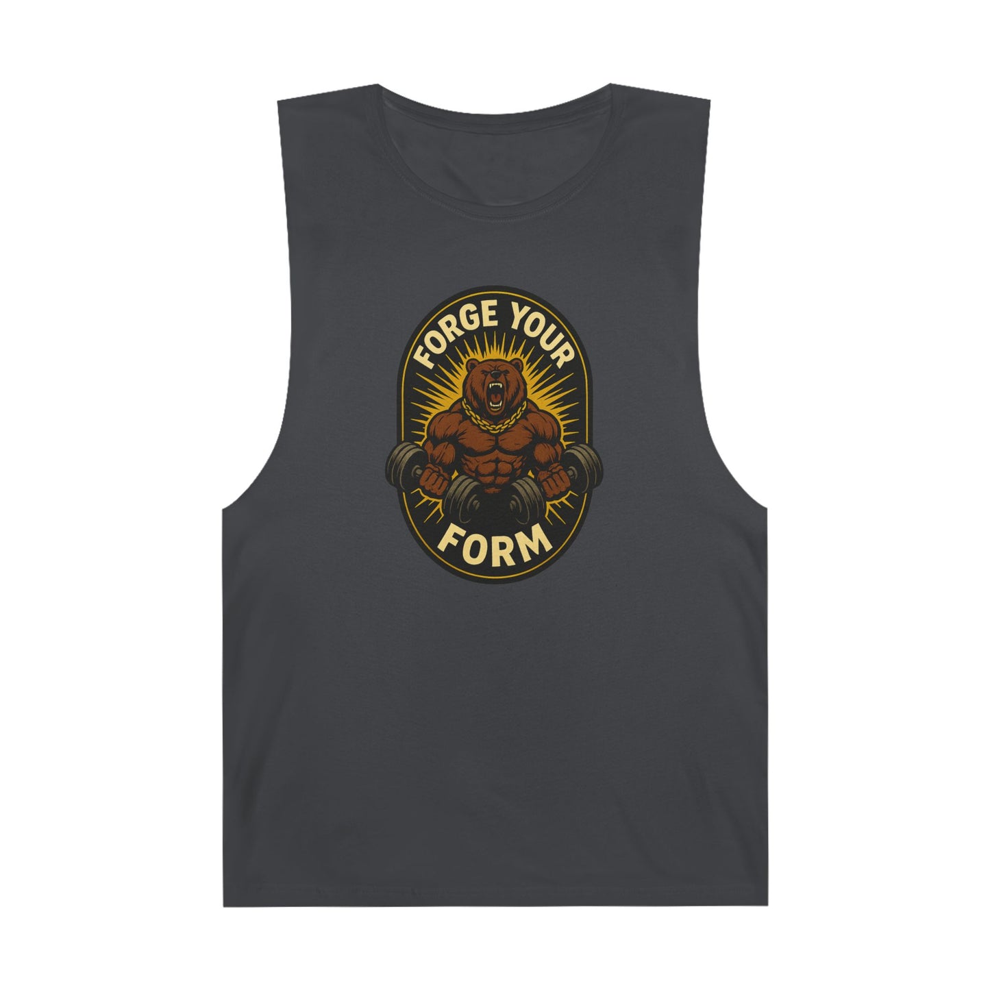 Grit Forge Athletics - "Forge Your Form" Weightlifting Tank Top