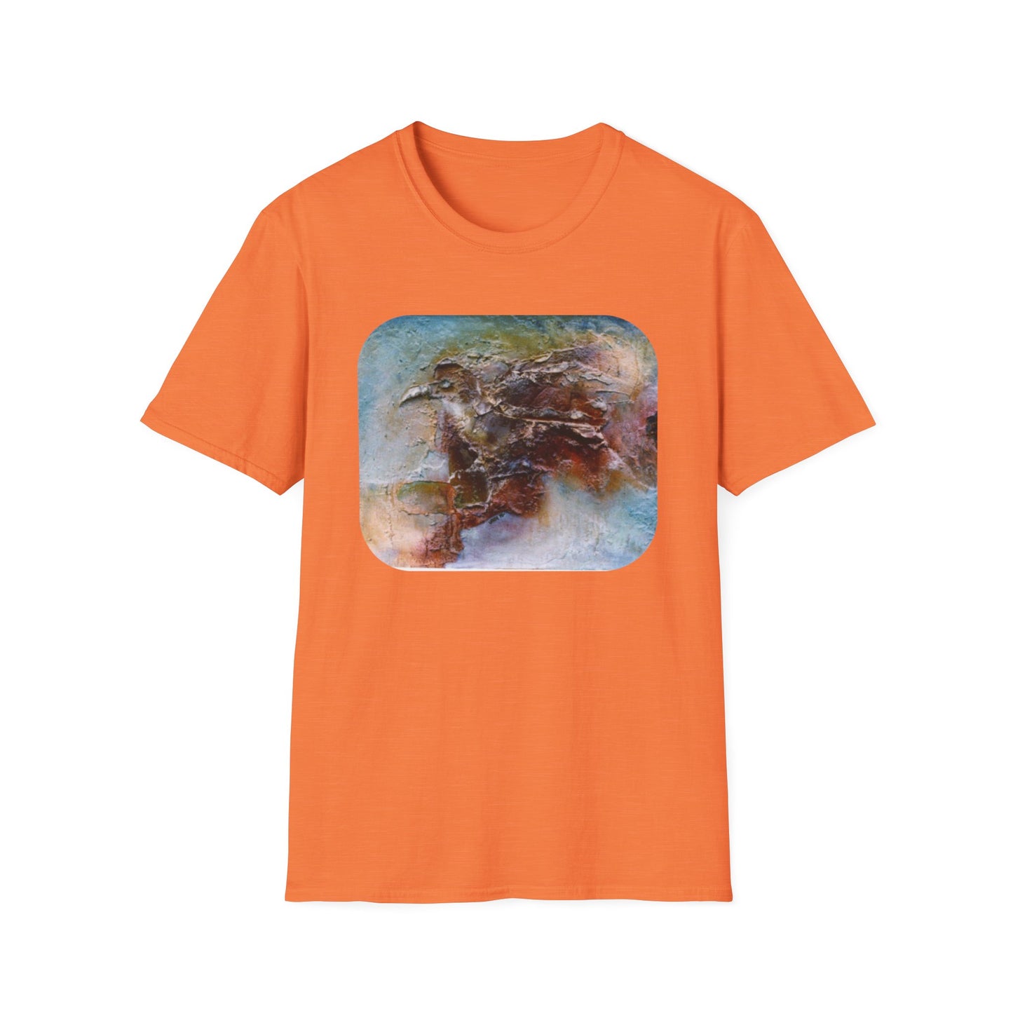 Nature-Inspired Authentic 1960s Painting Print Tee - "Dark Omen"