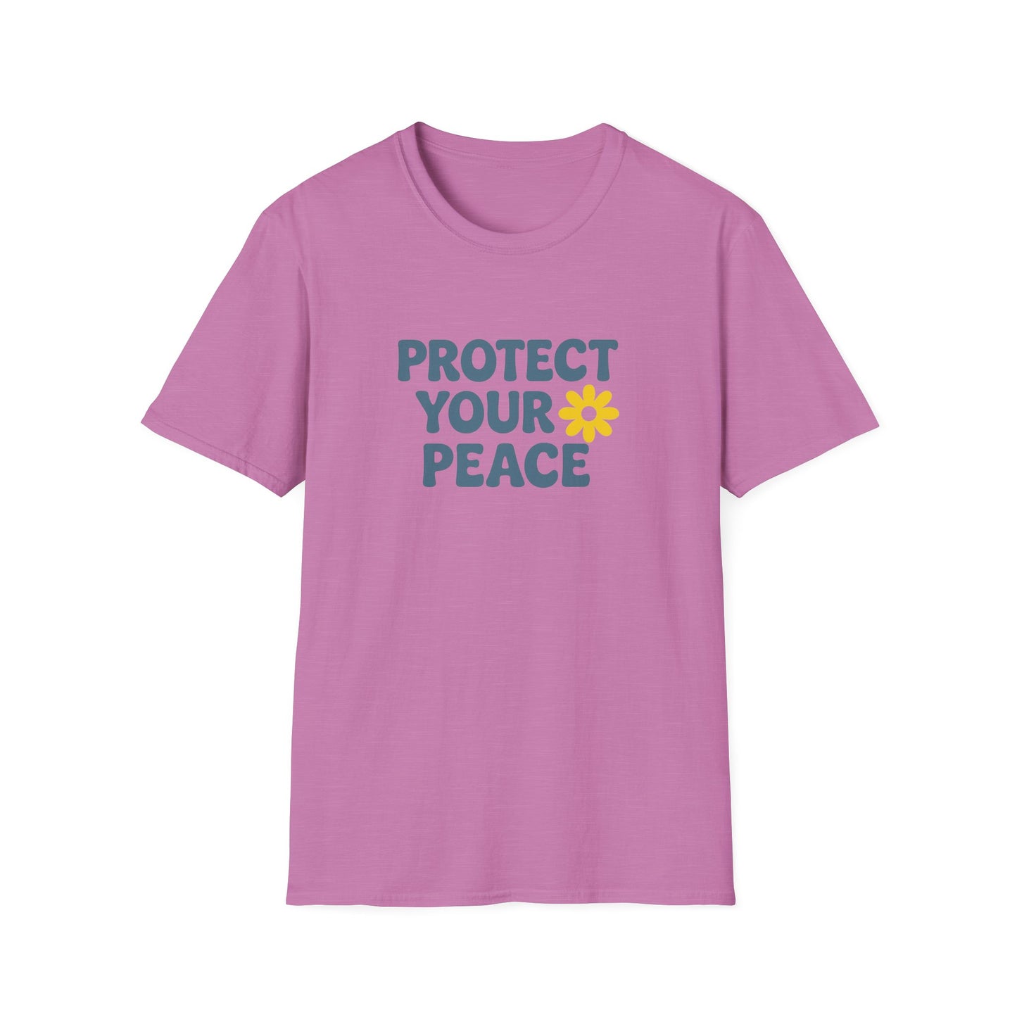 "Protect Your Peace" Casual Softstyle Tee-Shirt