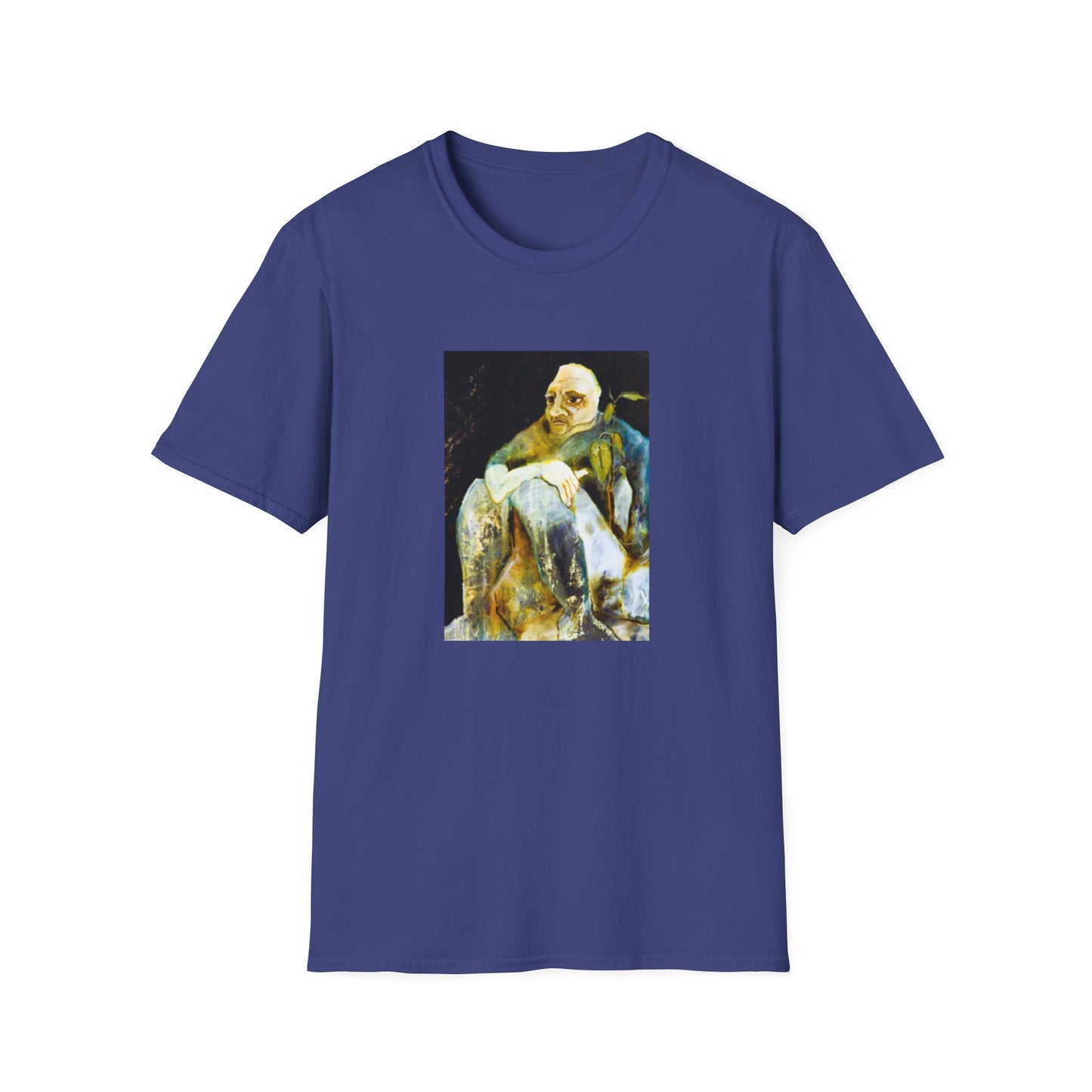 Retro 1960s-Era Authentic Art Tee-Shirt - "Contemplating Shrubbery"