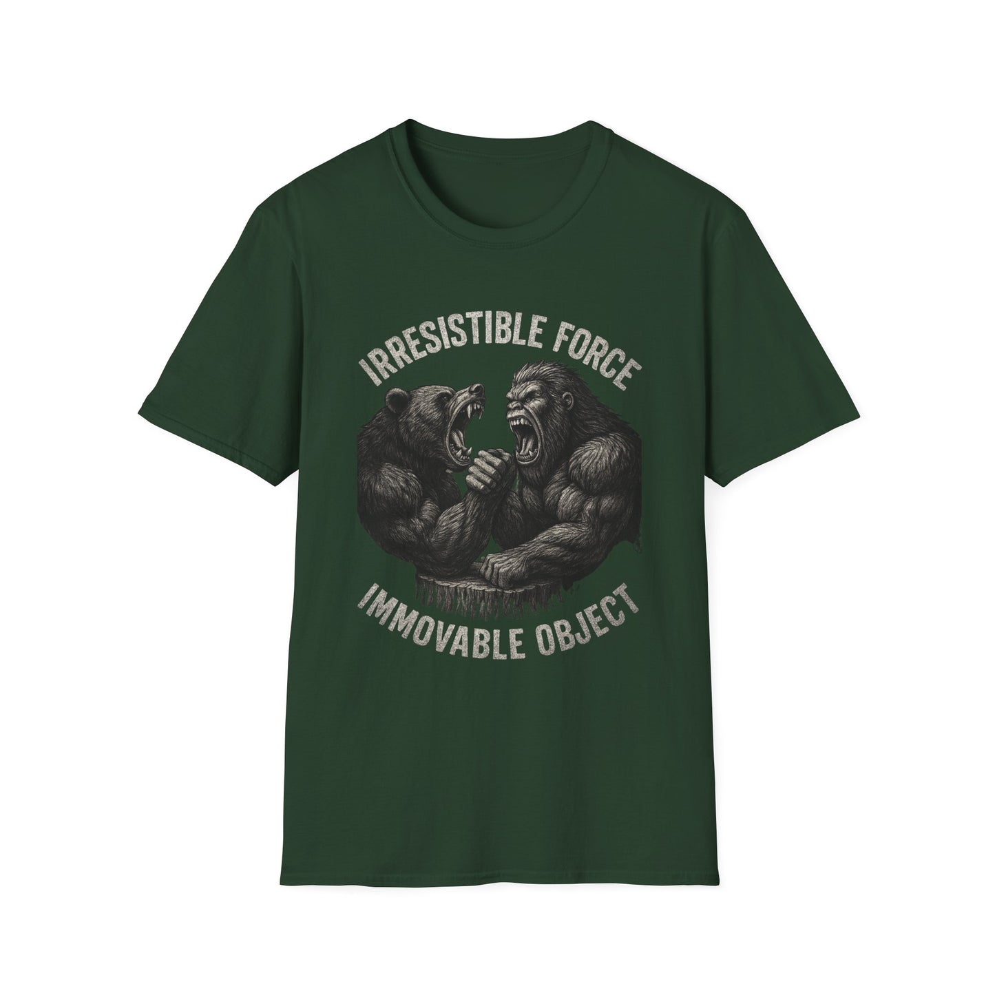 Bigfoot vs. Black Bear Adirondack Tee-Shirt