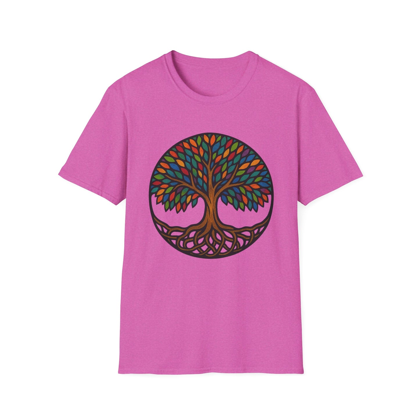 Yggdrasil, Tree of Life Softstyle Casual Tee-Shirt