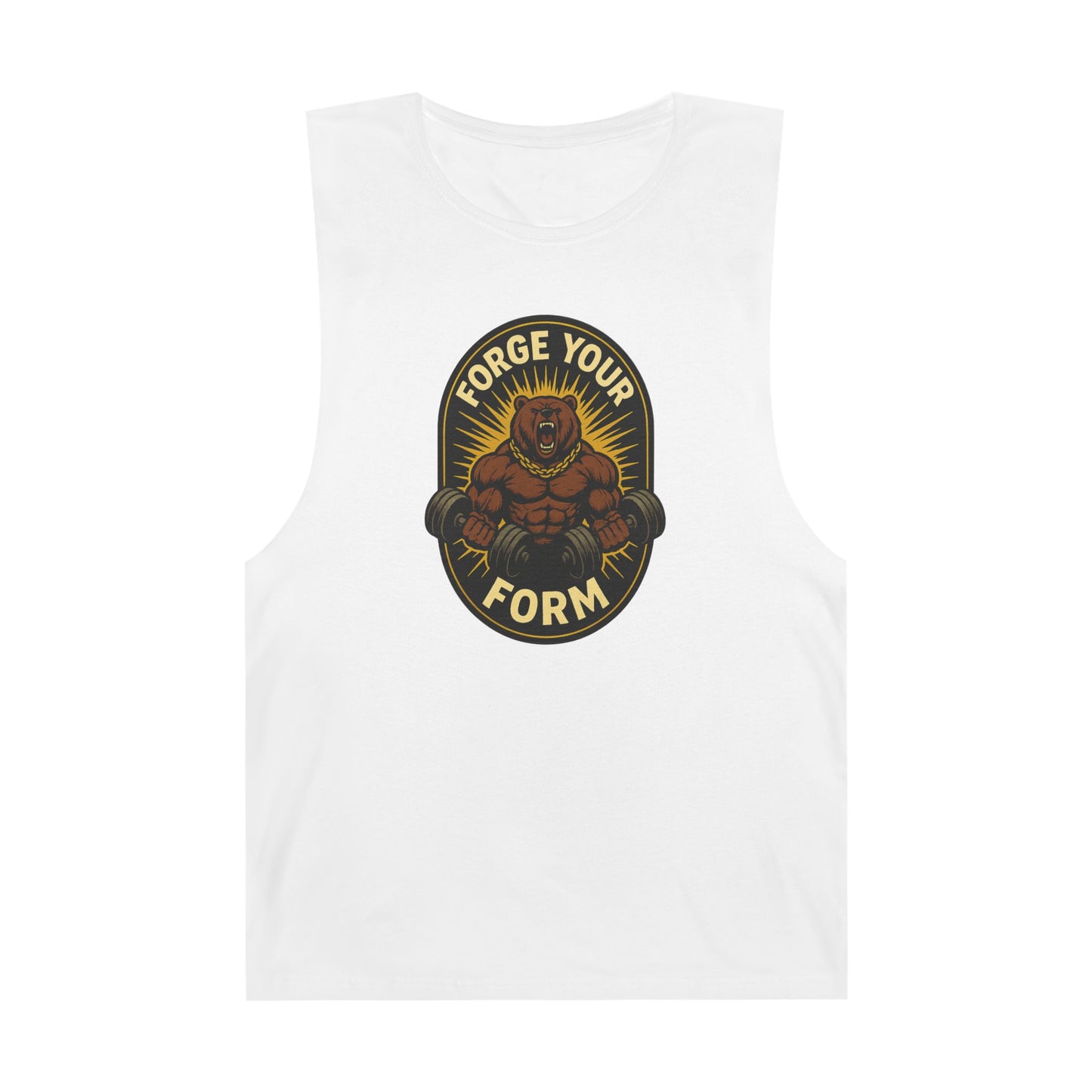 Grit Forge Athletics - "Forge Your Form" Weightlifting Tank Top