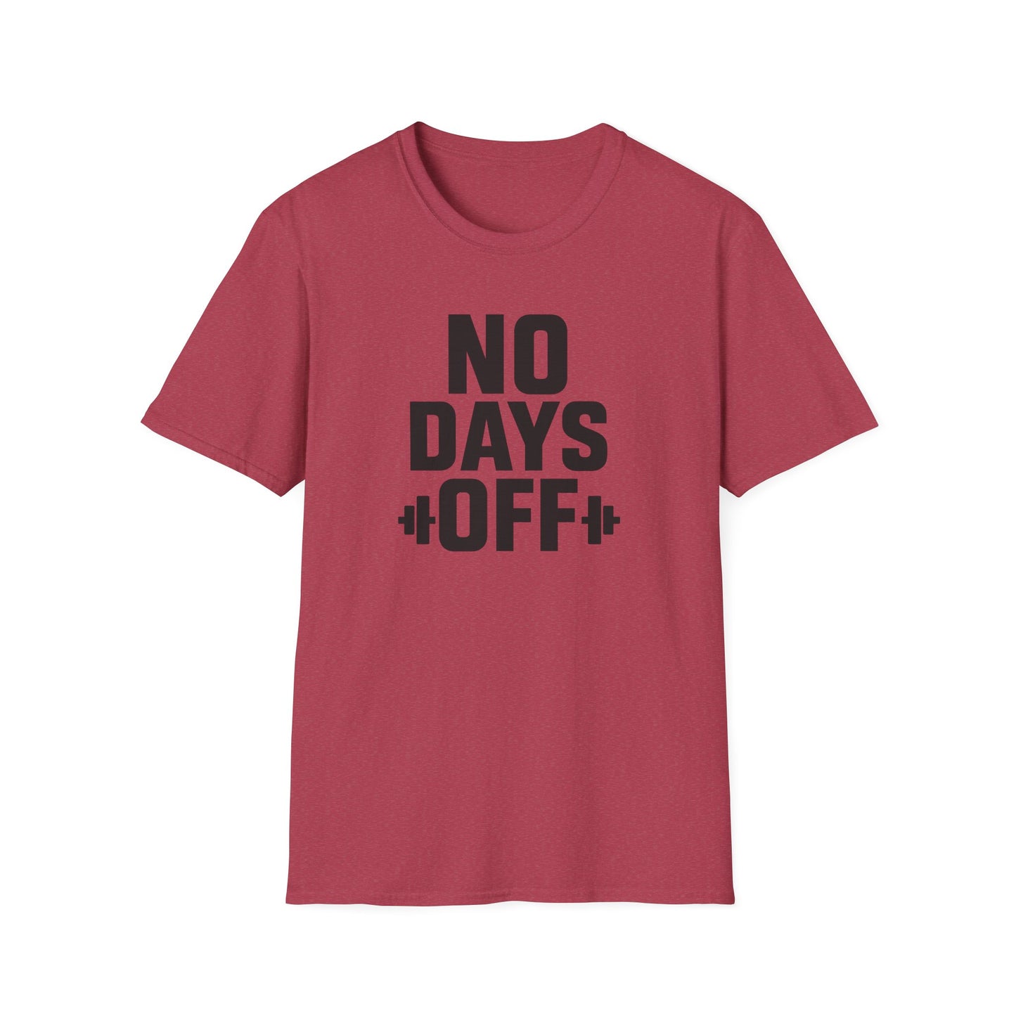 Grit Forge Athletics - "No Days Off" Motivational Fitness T-Shirt