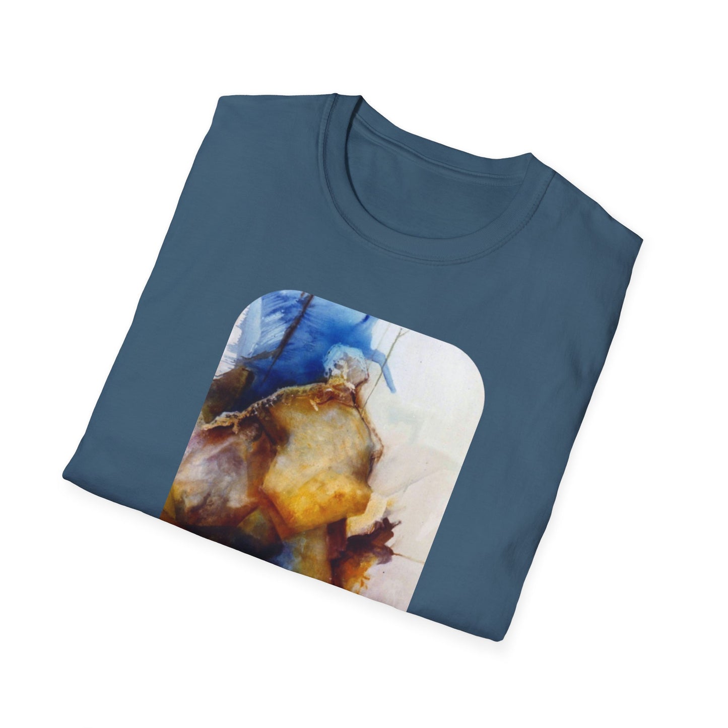 Creative 1960s-Era Authentic Painting Print Tee - "Allfather's Gambit"