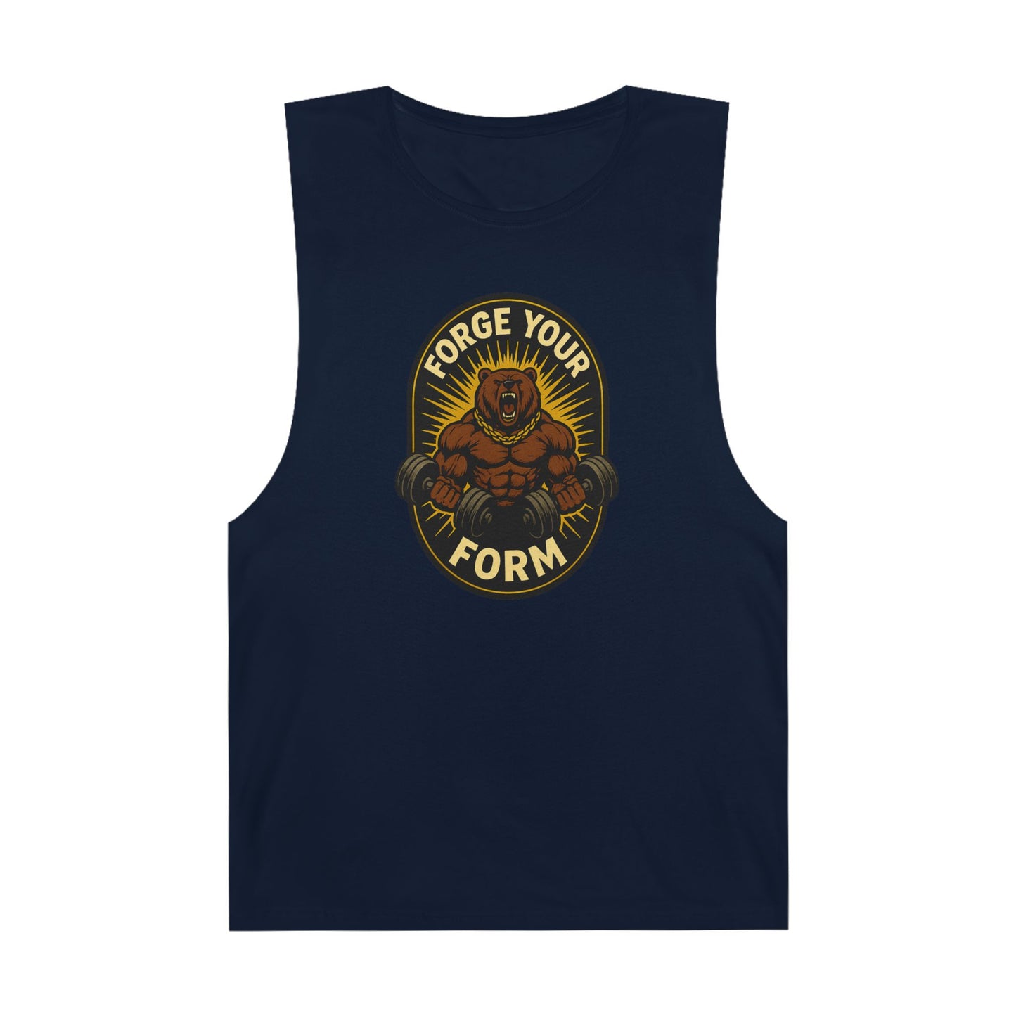 Grit Forge Athletics - "Forge Your Form" Weightlifting Tank Top