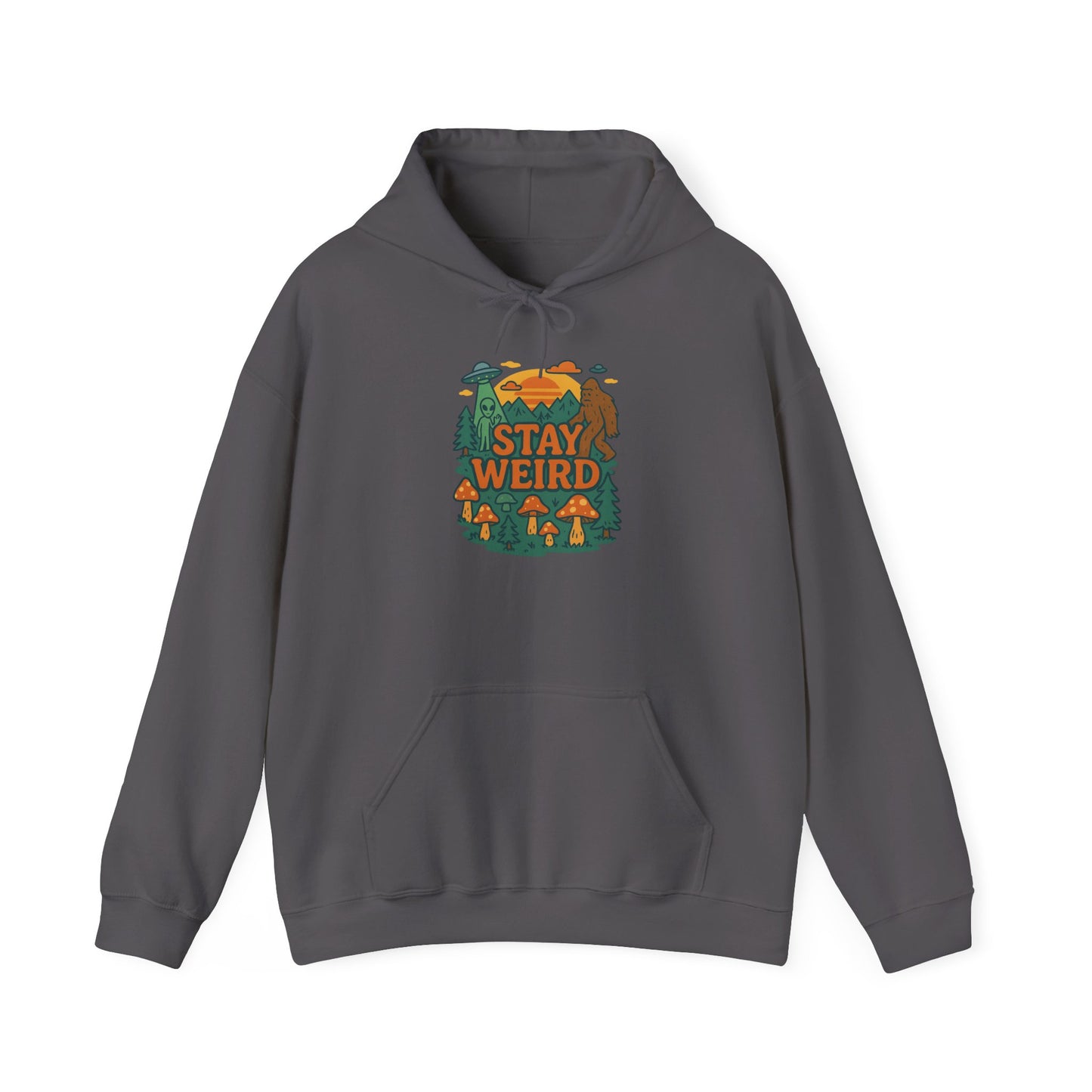 Stay Weird Hoodie, Cozy Apparel For Him or Her