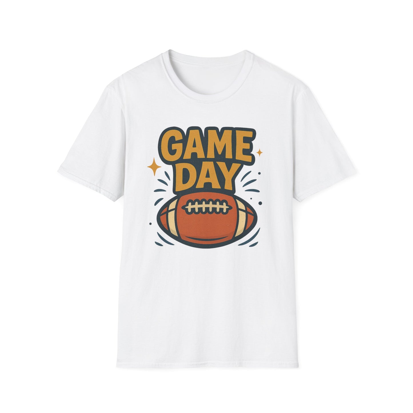Football Game Day Softstyle T-Shirt for Him or Her