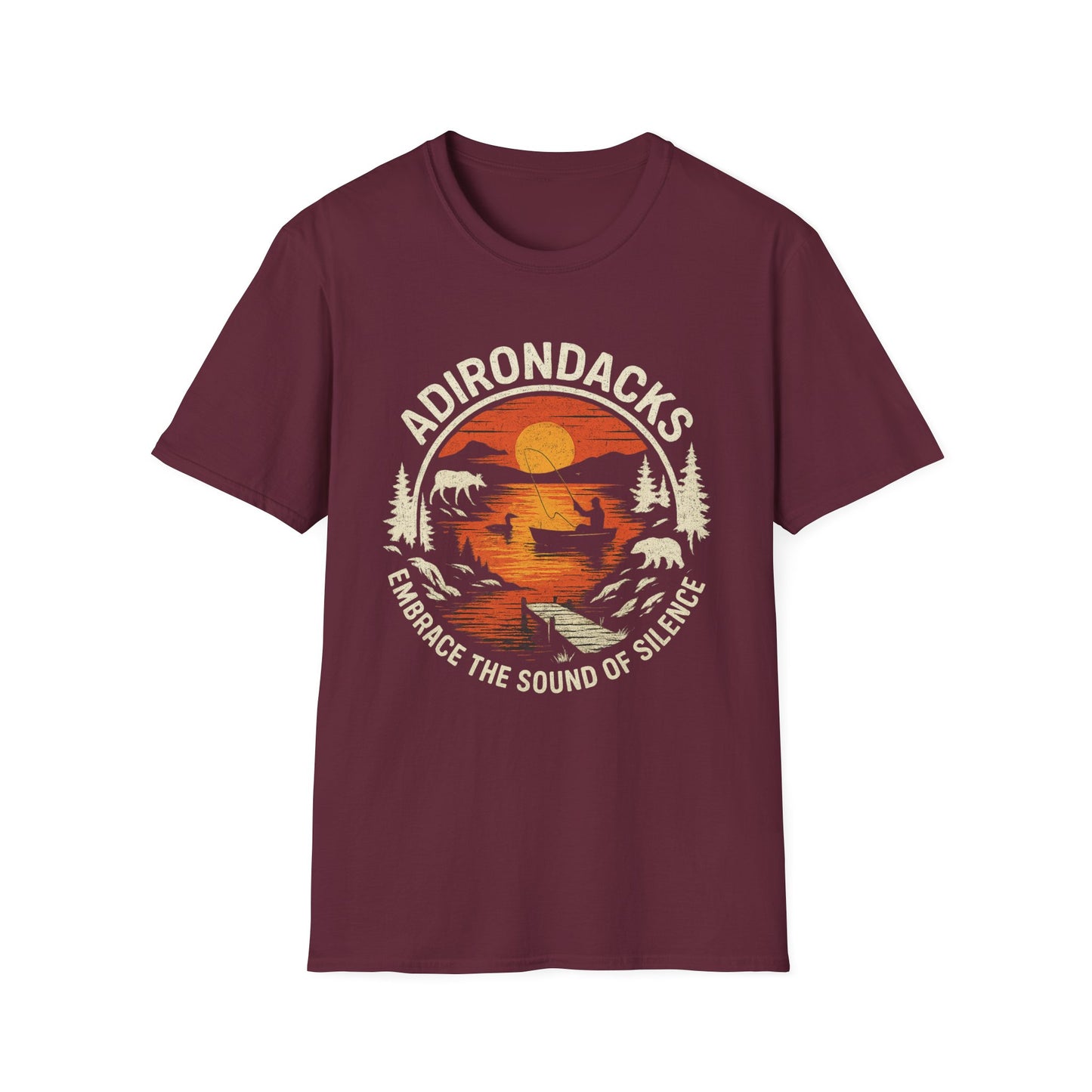 Adirondack Sound of Silence Graphic Tee-Shirt