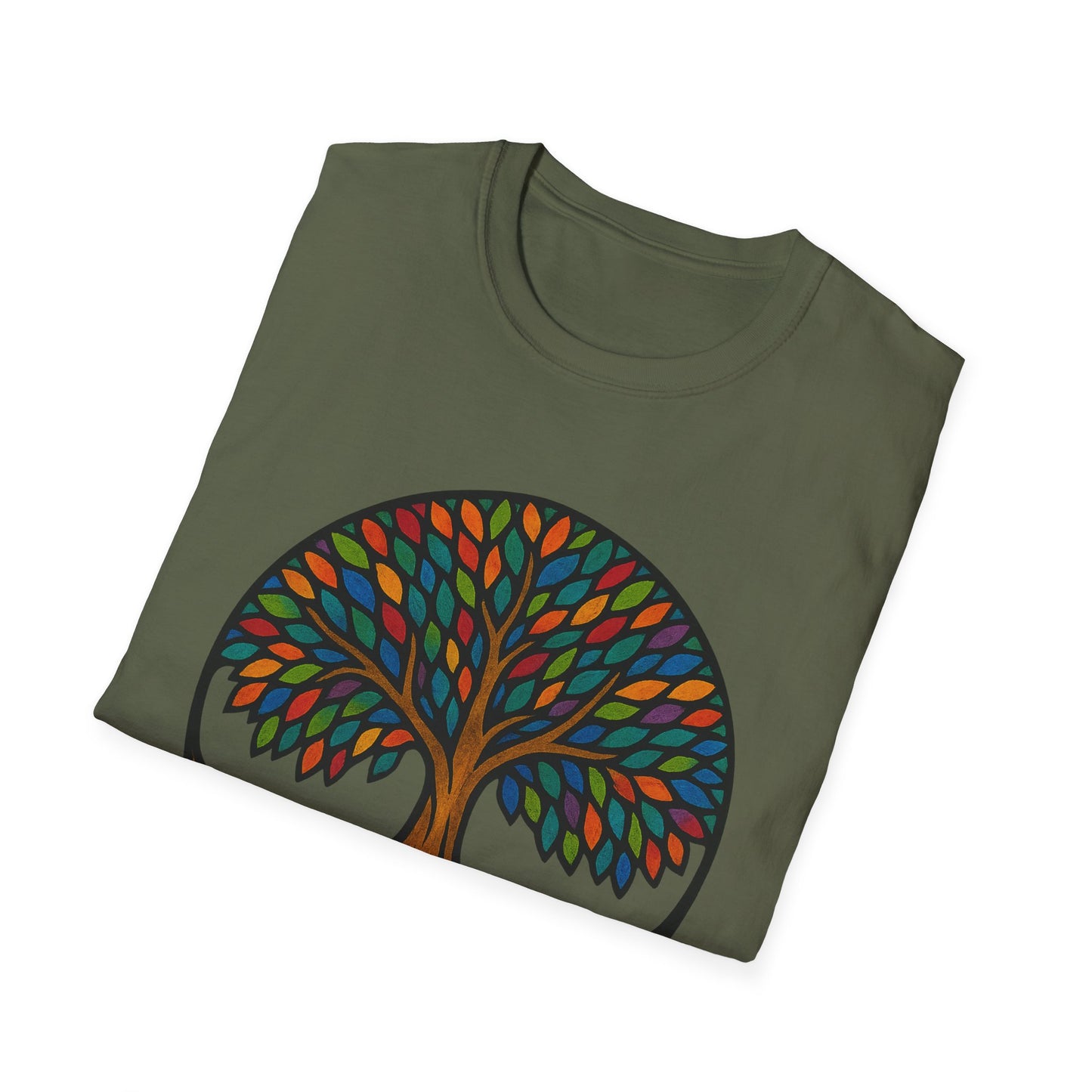 Yggdrasil, Tree of Life Softstyle Casual Tee-Shirt