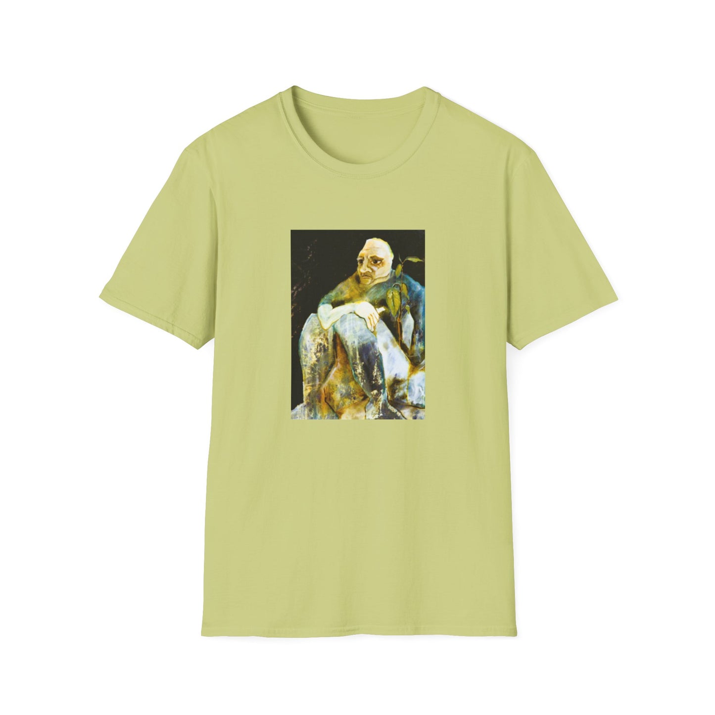 Retro 1960s-Era Authentic Art Tee-Shirt - "Contemplating Shrubbery"