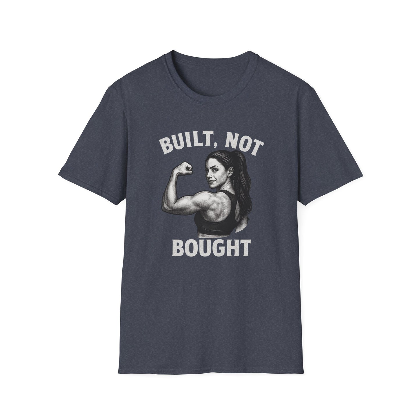 Grit Forge Athletics - "Built, Not Bought" Inspirational Women's T-Shirt