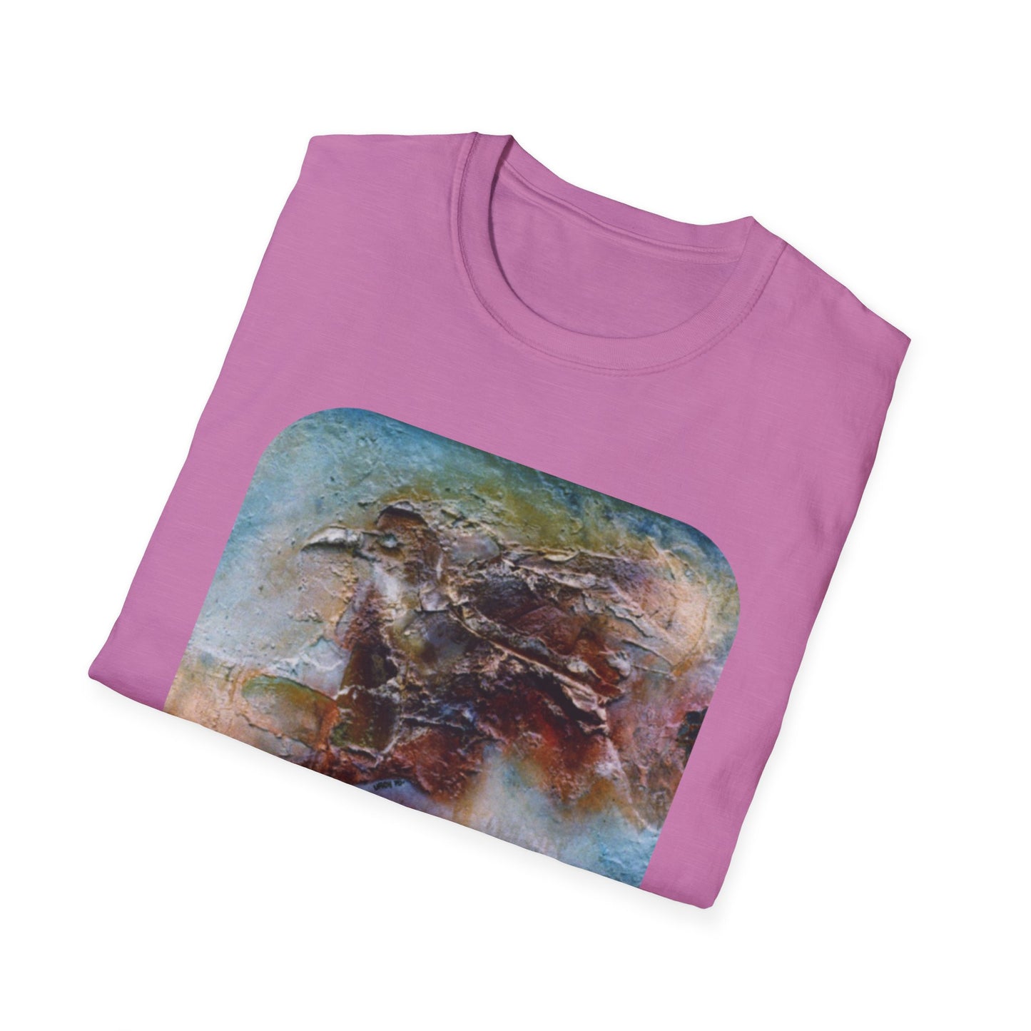 Nature-Inspired Authentic 1960s Painting Print Tee - "Dark Omen"
