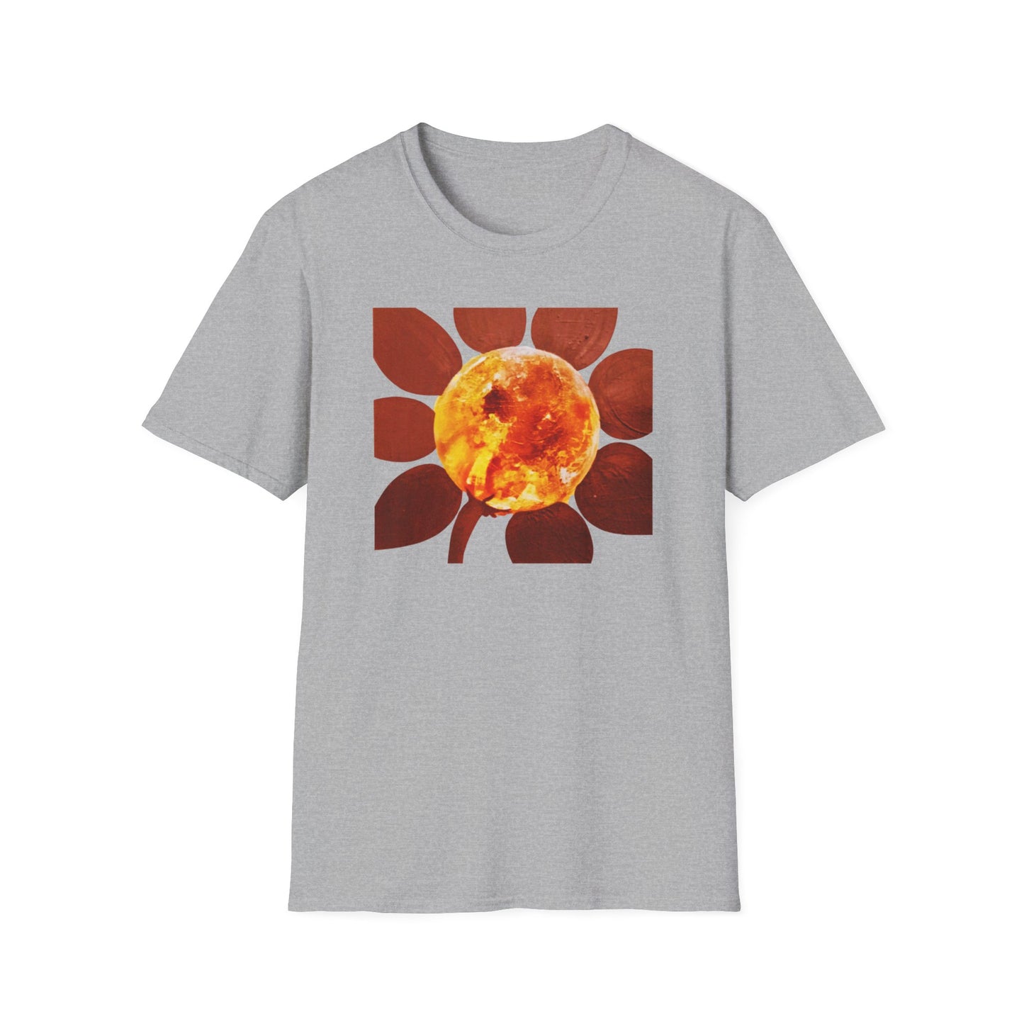 Sunflower-Inspired 1960s Authentic Artistry - "Sol, Cradle of Life"