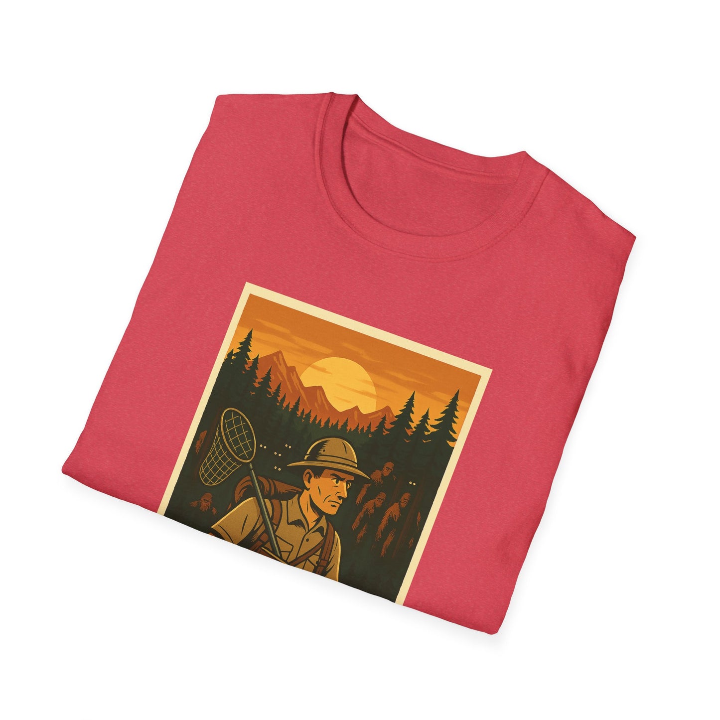 Bigfoot Hunter - "Not a Damn Trace of 'Em" Tee Shirt