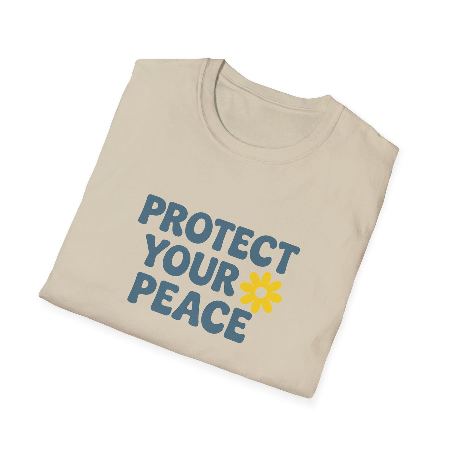 "Protect Your Peace" Casual Softstyle Tee-Shirt